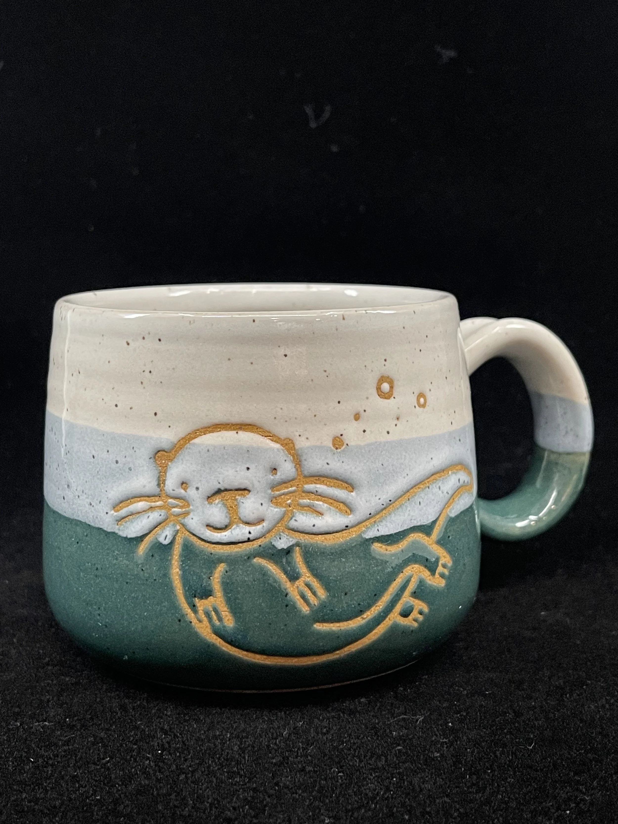 Medium Seashore Otter Latte Mug