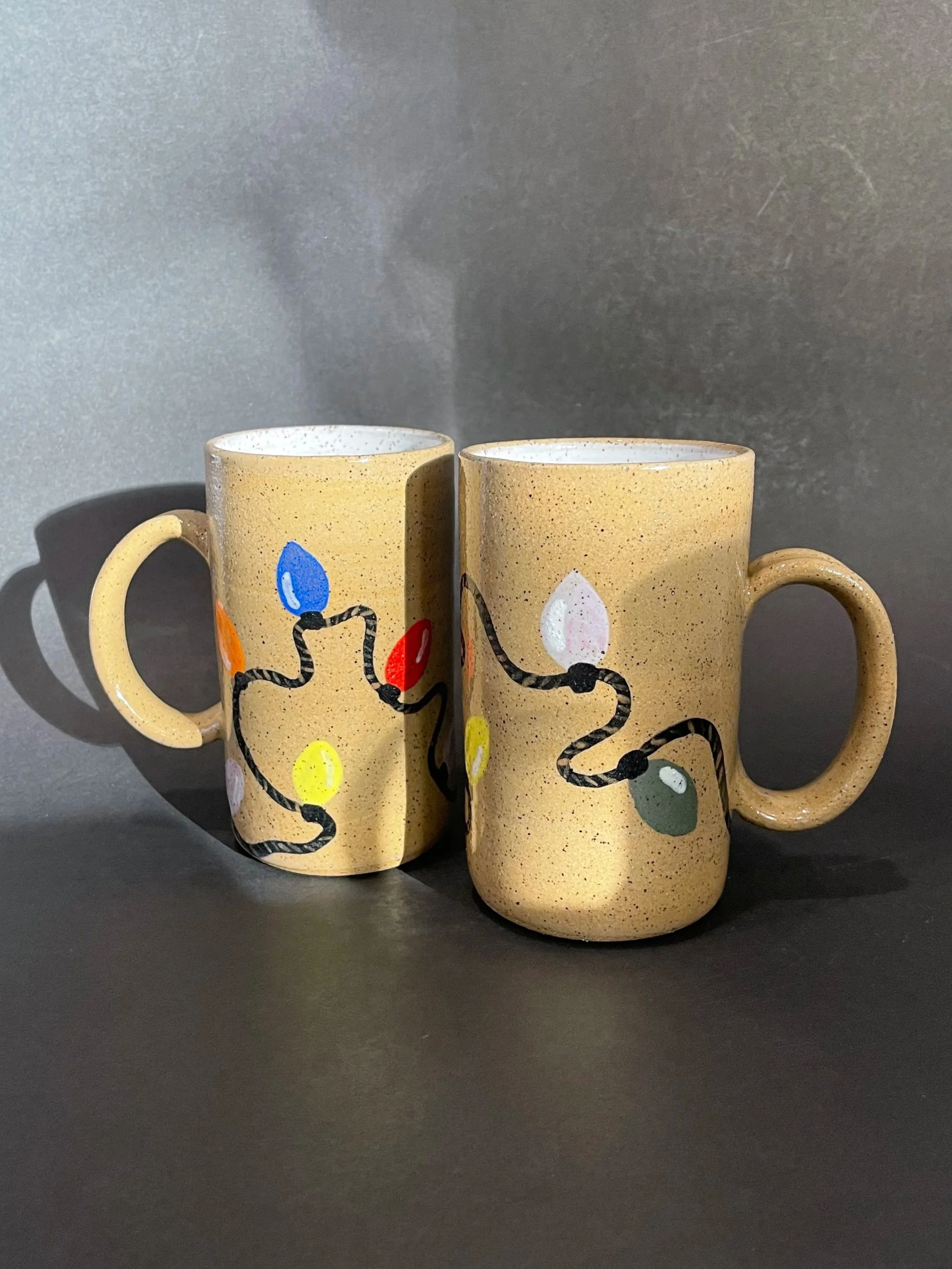 Large Christmas Lights Mug