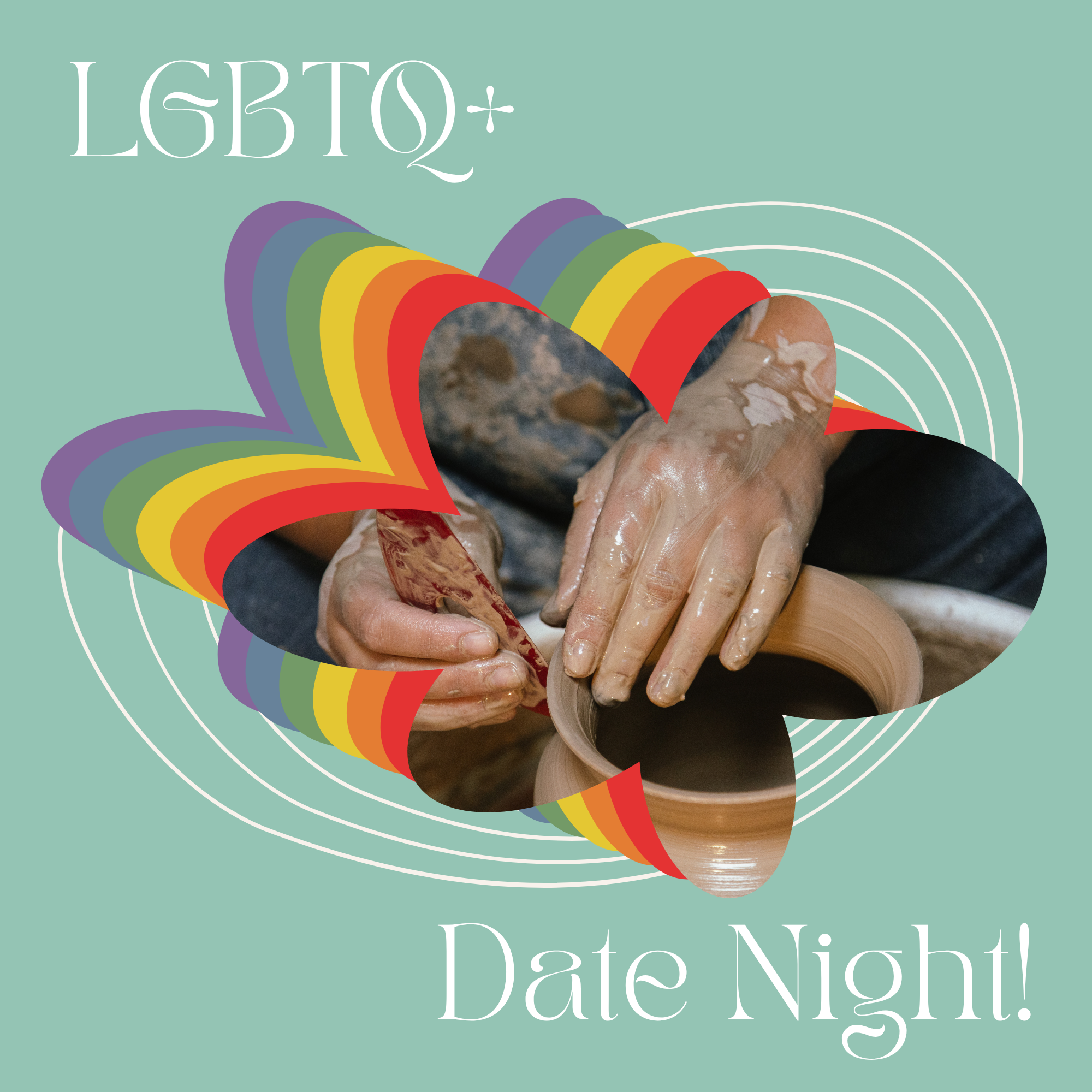 LGBTQ+ Date Night on the Potter's Wheel! - July 3rd, 2026 - 6:15pm-8:45pm