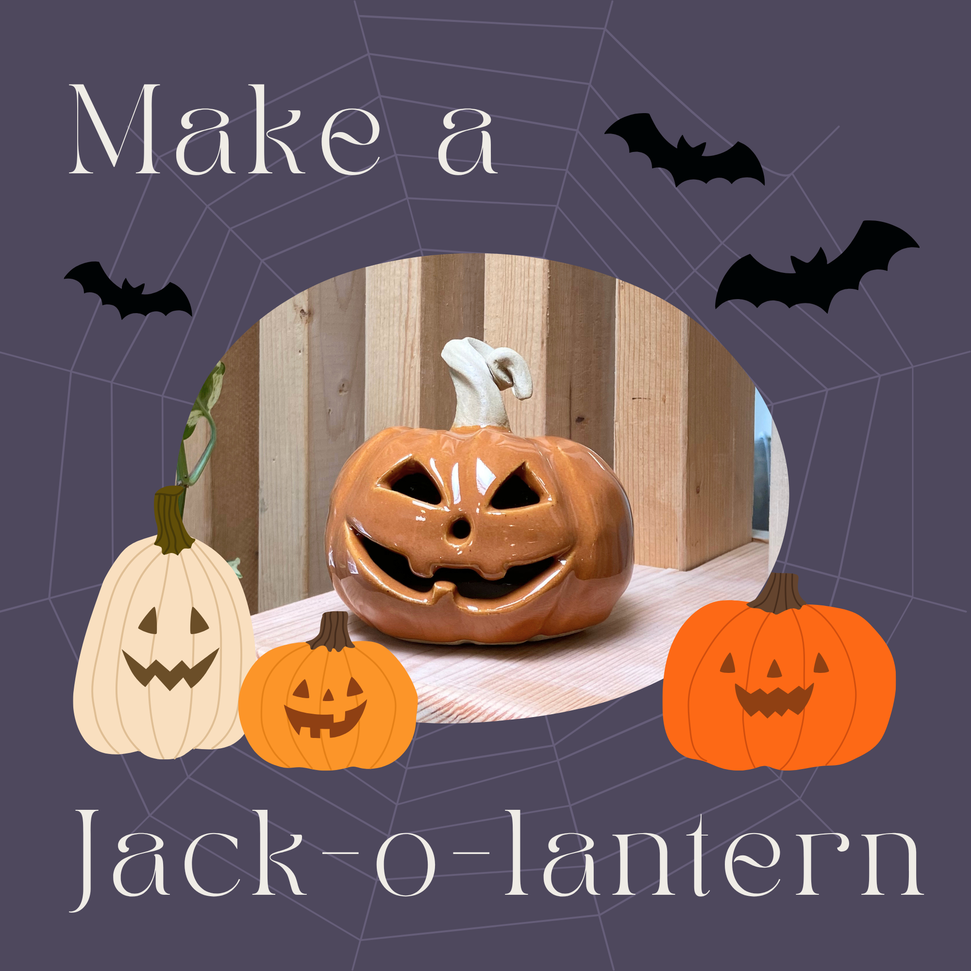 Make-a-Jack-O-Lantern! - October 3rd - 2:30pm - 5:00pm