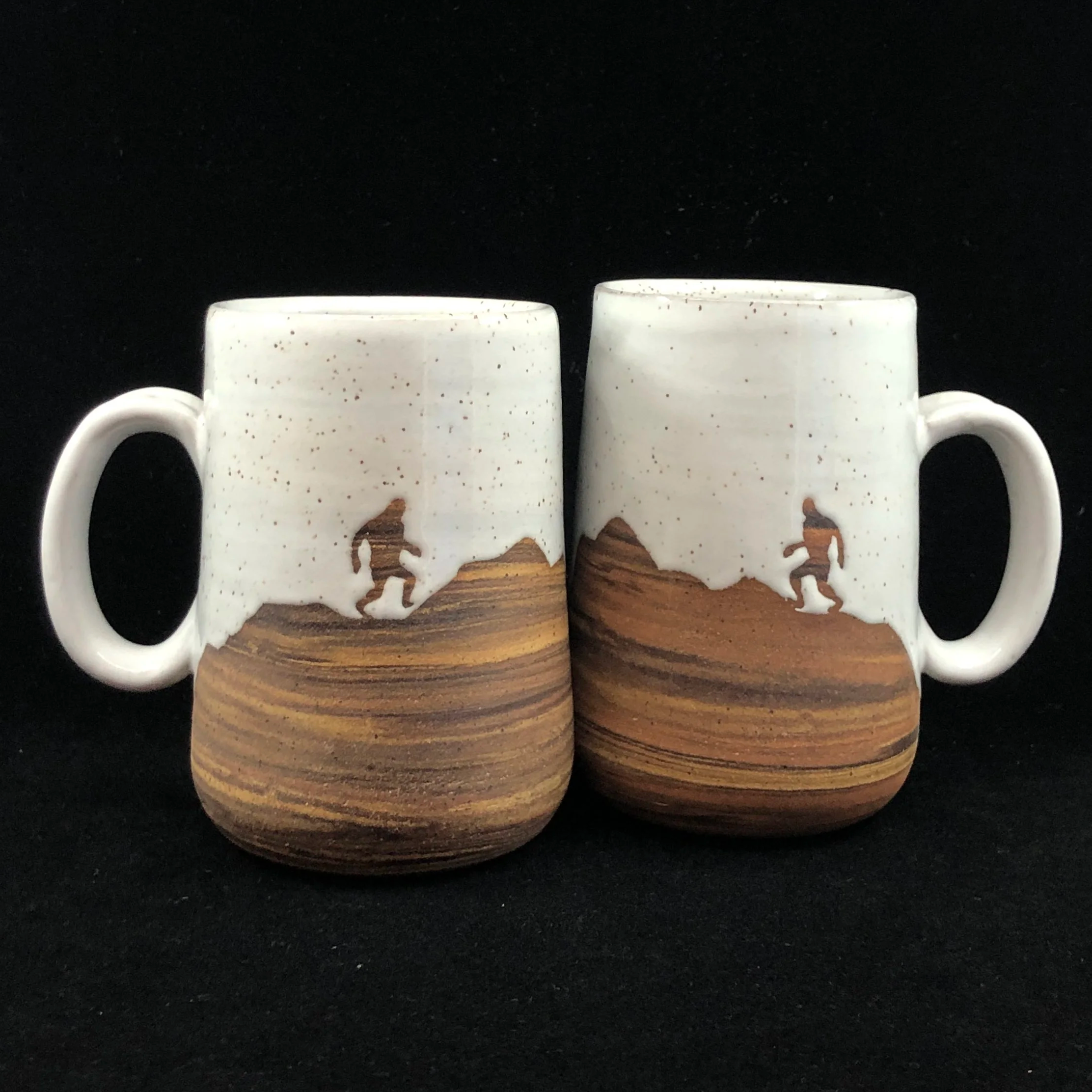 Large Swirly Mountain Bigfoot Mug