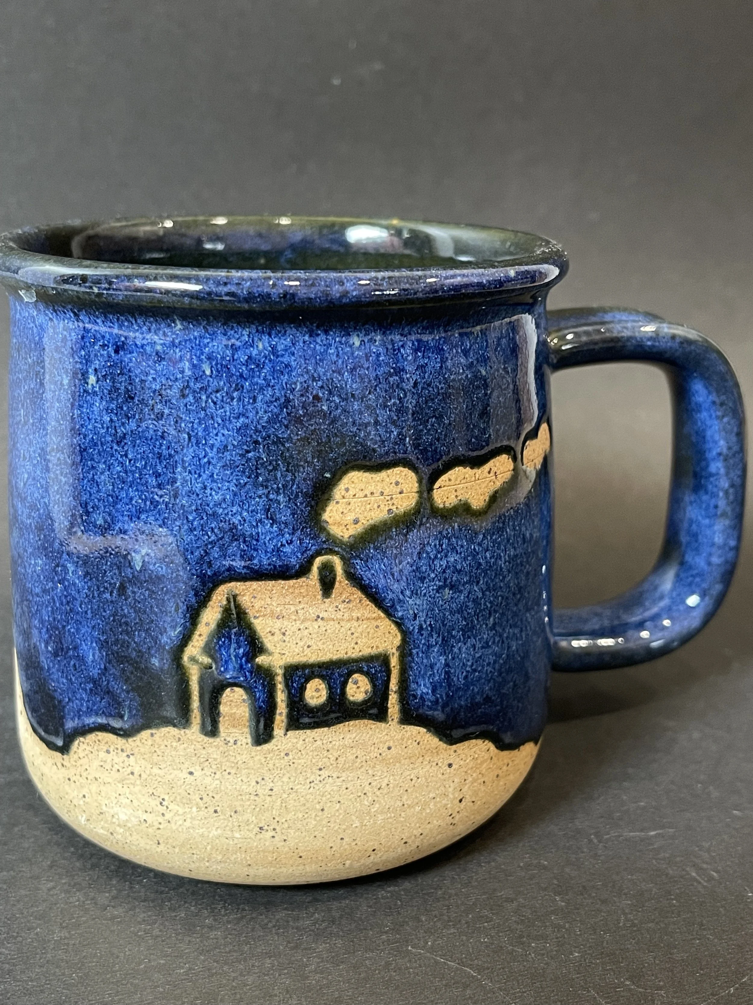 Medium House in the Mountains Camper Mug