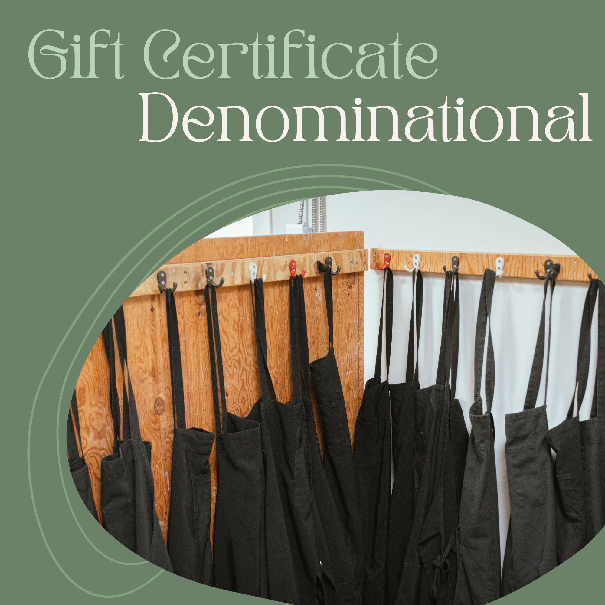 Classes and Workshops - Denominational Gift Certificates
