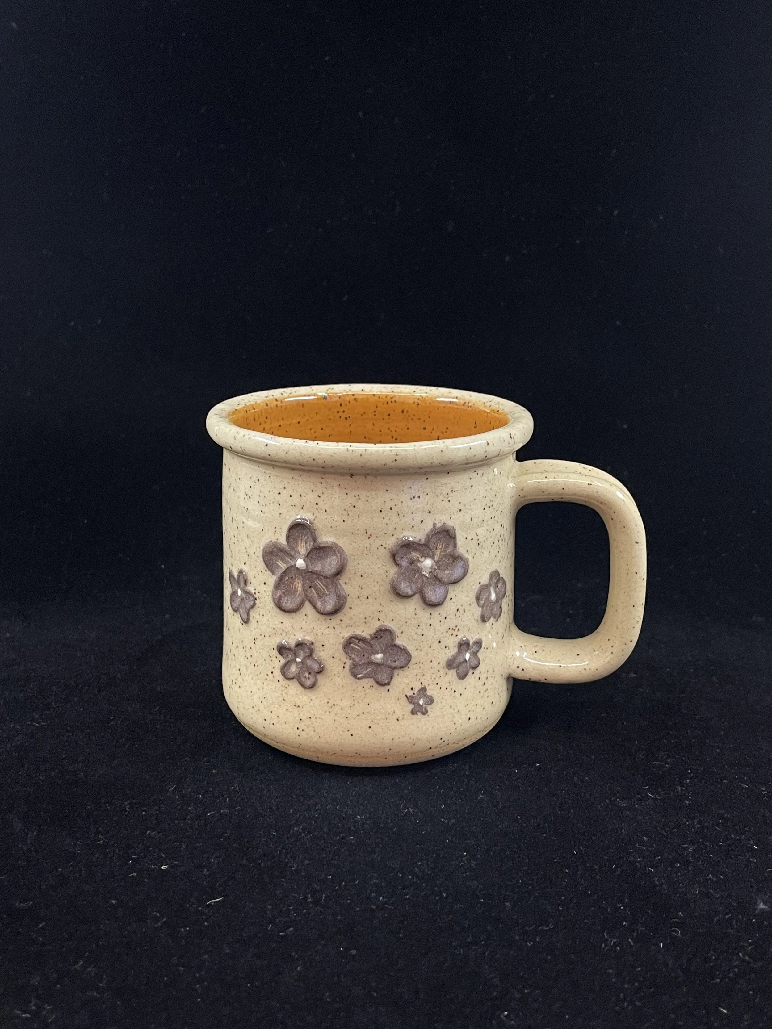 Medium Speckled Flower Mug