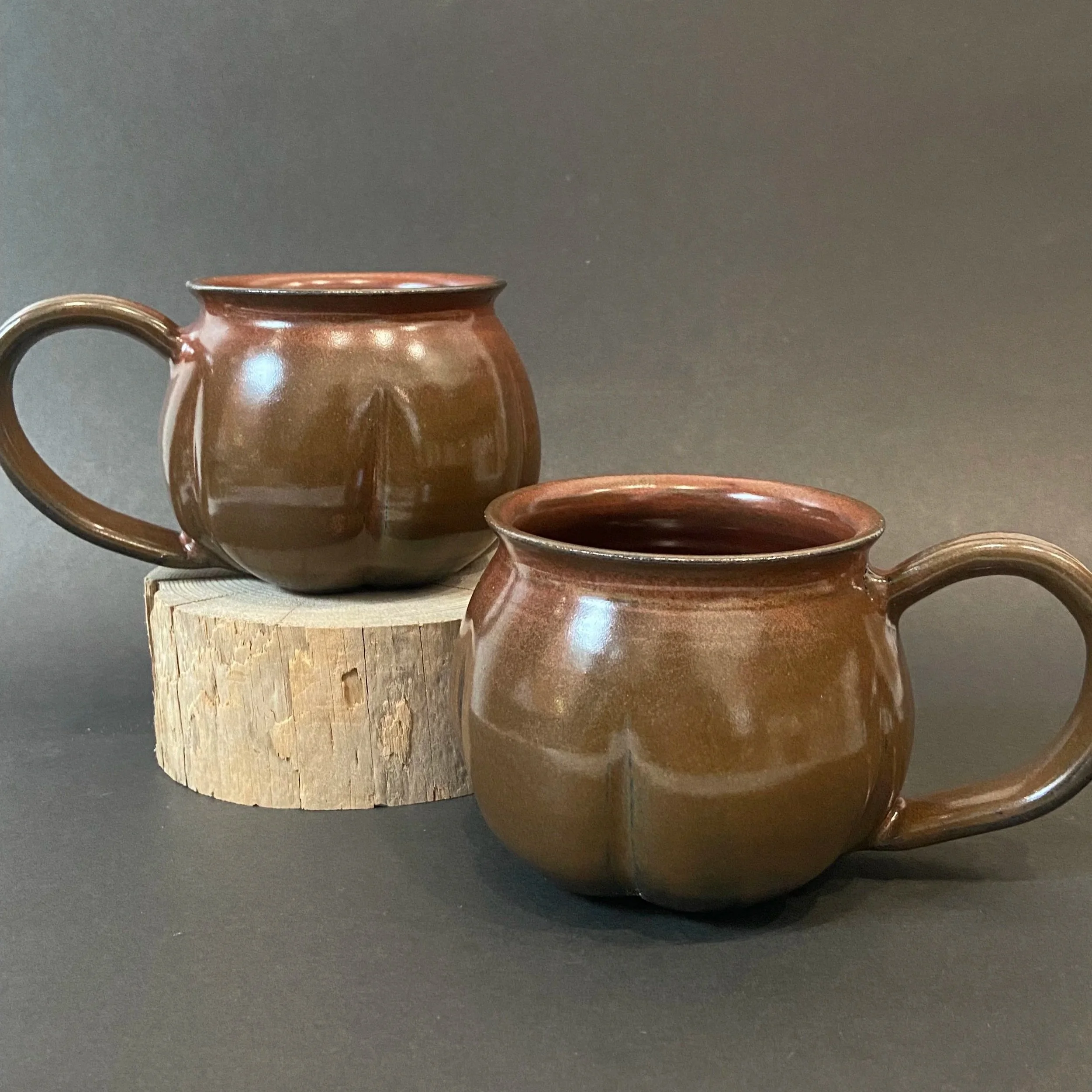 Large Rustic Pumpkin Mug