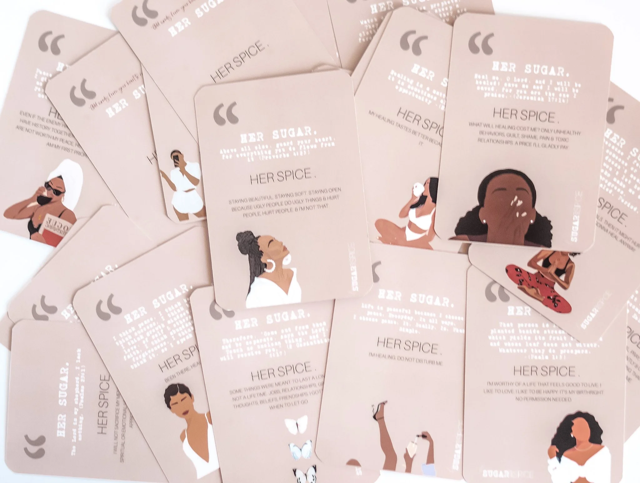 Her Sugar & Spice Affirming Cards