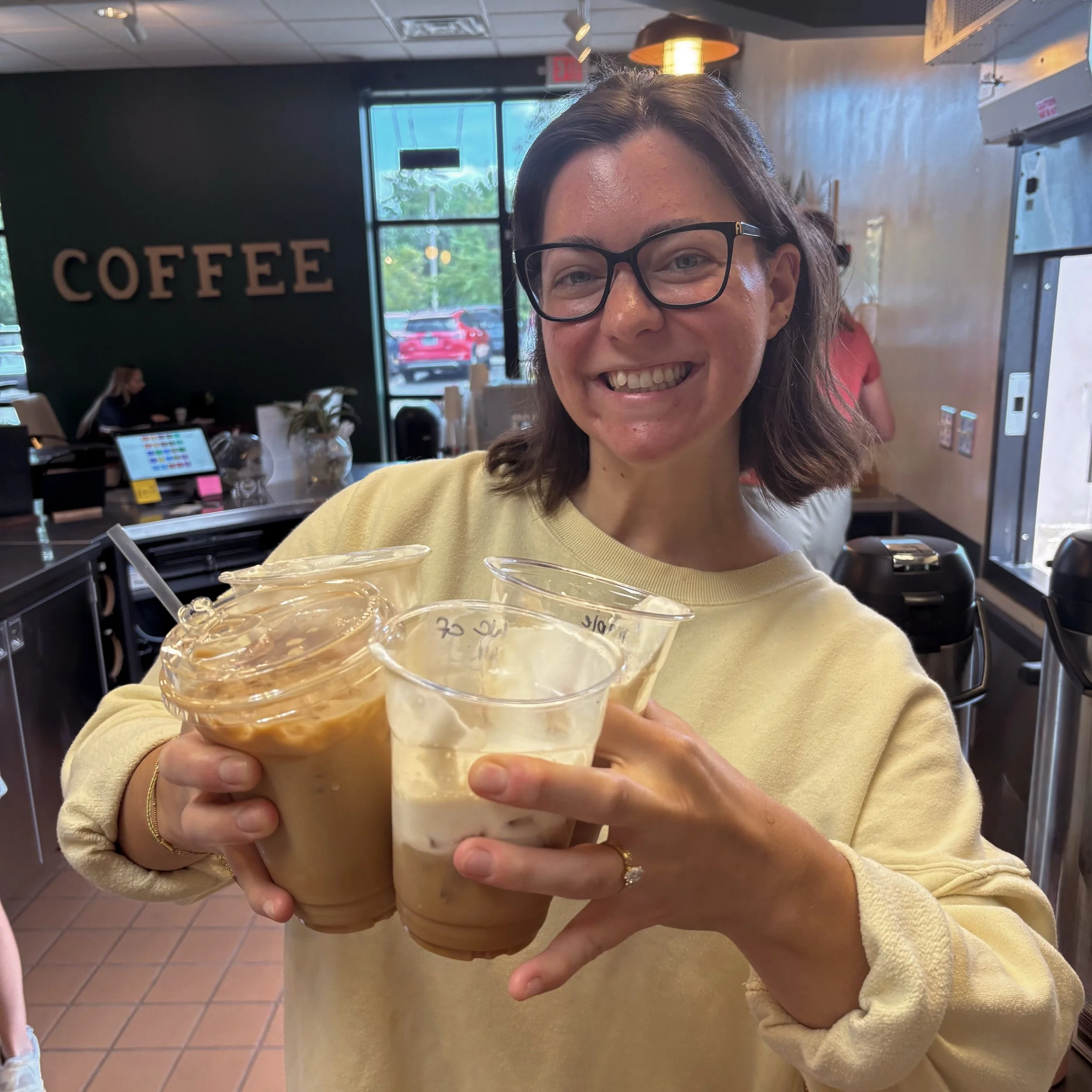 The aftermath of testing our new fall drink&hellip;any guesses?👀