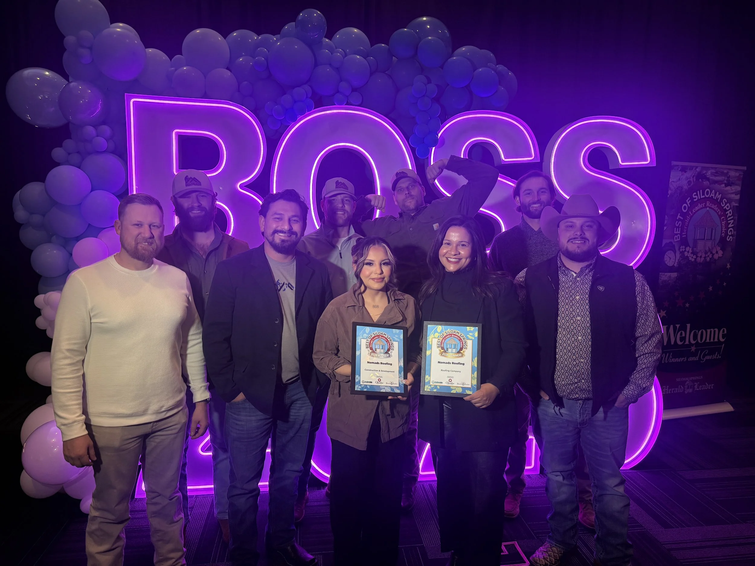 Nomads Roofing Wins 2026 Best of Siloam Springs for Best Roofing Company