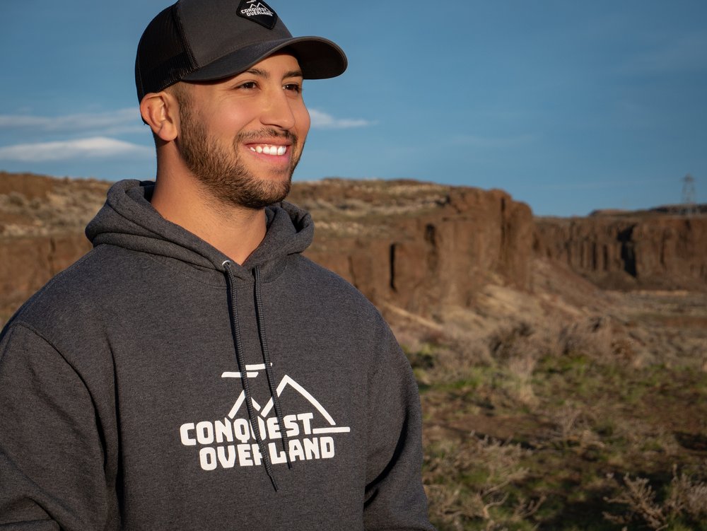 Conquest Overland - Mountain Logo Hoodie — Conquest Overland