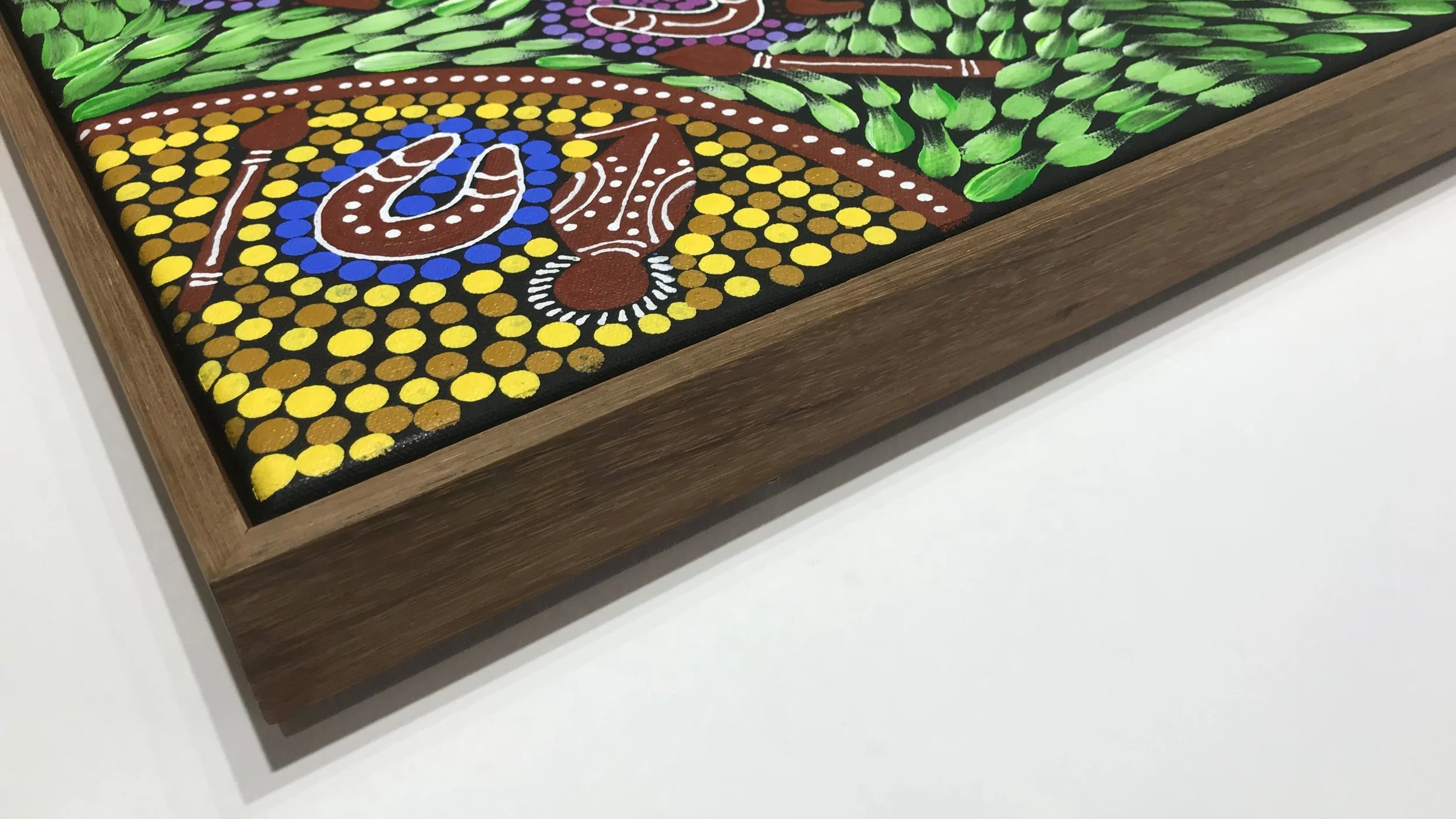 Blackbean canvas float frame