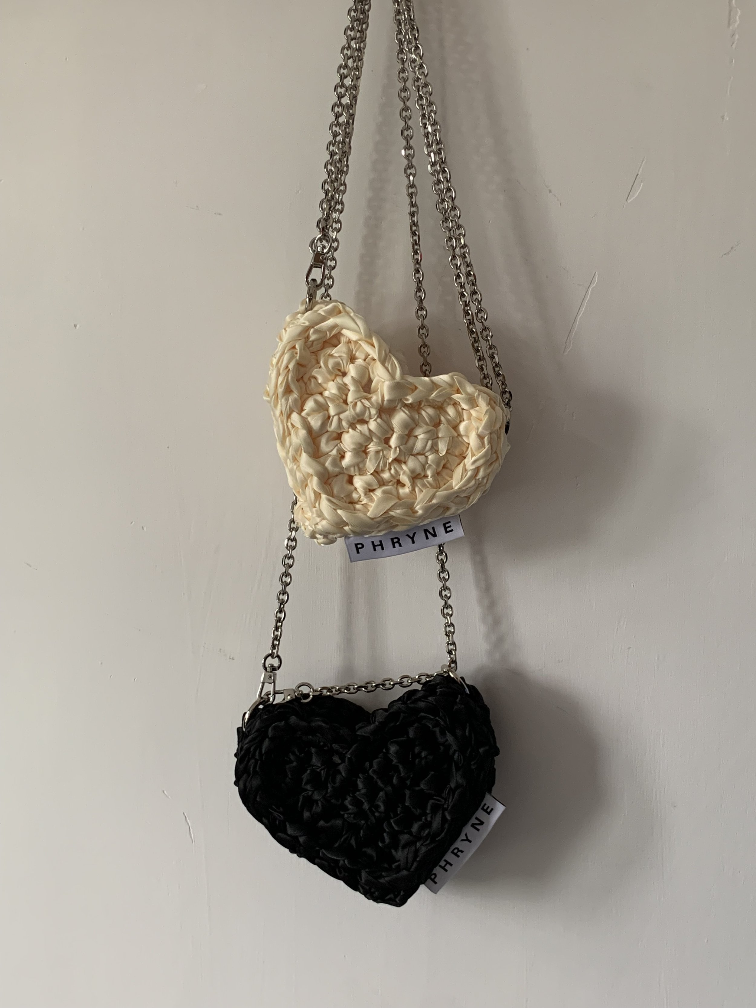 PHRYNE Furry Baby Heart Bag — SOMEWHERE NOWHERE