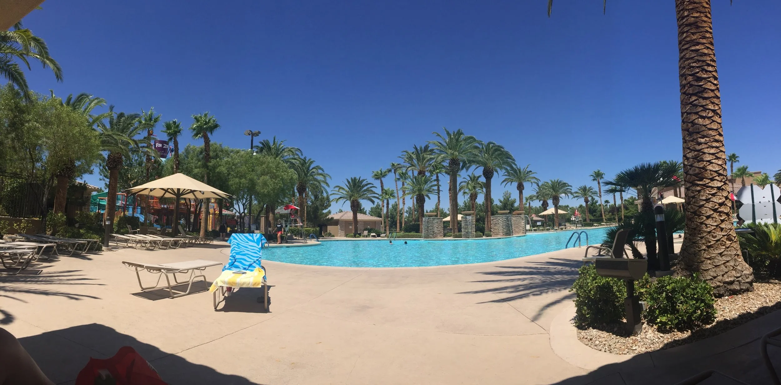 But the beautiful pool makes up for it (a little bit)