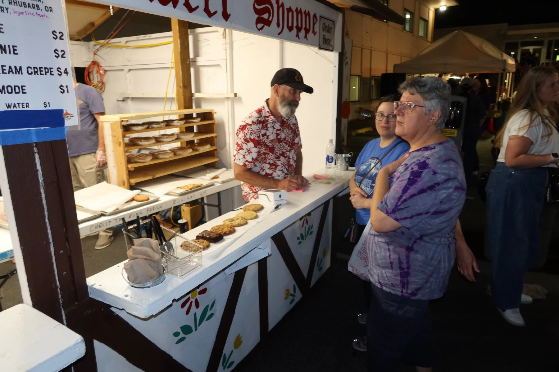 IMG_1356 - 2025-09-19 CK Sausage Fest - Sweet Shoppe; customers, Sarah Brown and Eva Baroni.jpg