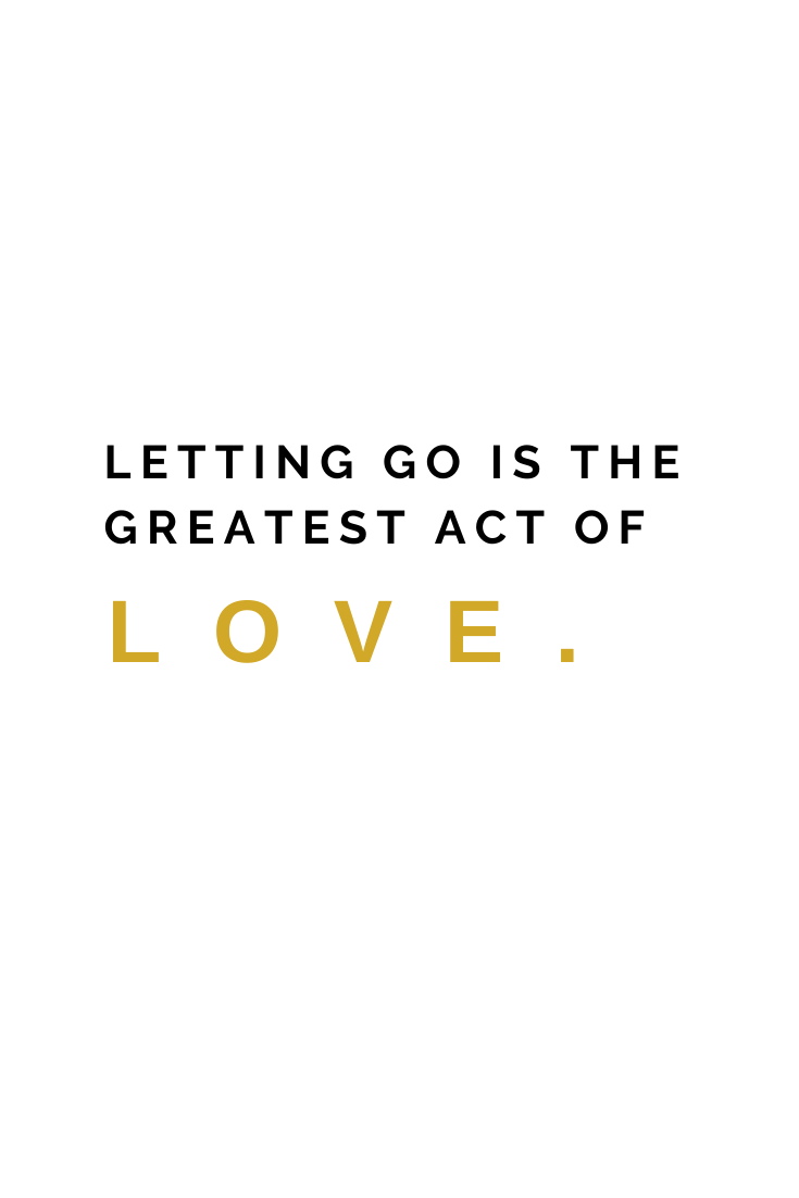 On Letting Go