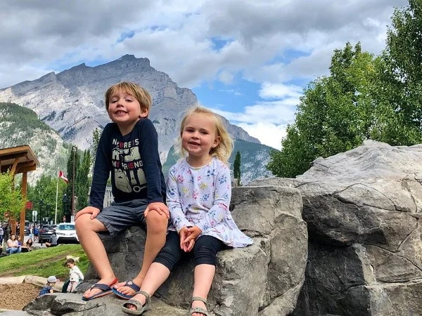 Downtown Banff near Tunnel Mountain I Campground