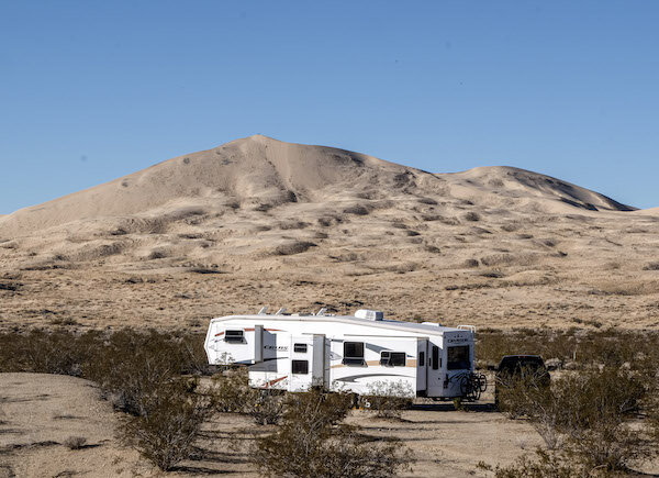 Boondocking in the Mojave Desert
