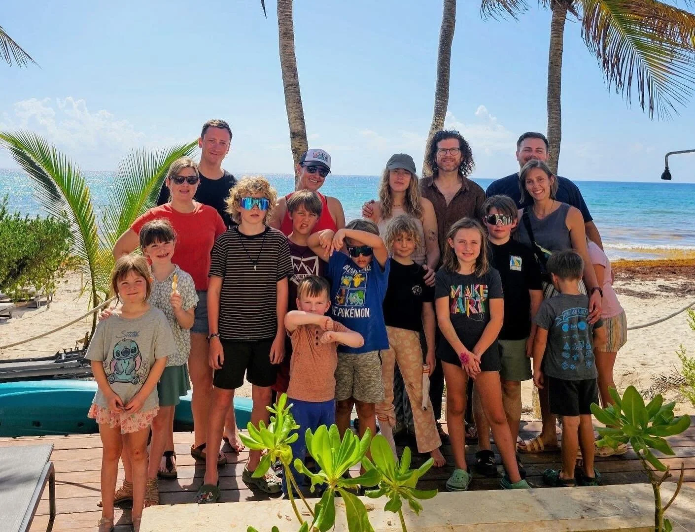 Sun, sea, fun, friends, cenotes, churros, hot tubs, handstands, swimming, sargassum, tacos, tequila, belly laughs, late night skinny dips, monkeys, mangos, memories to last a life time.

#m&eacute;xico #friendsturnedfamily