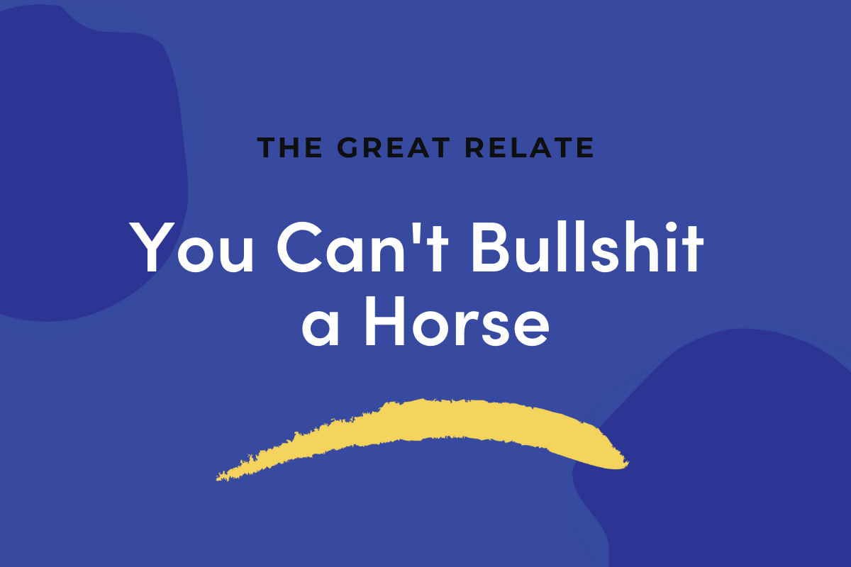 You Can't Bullshit a Horse
