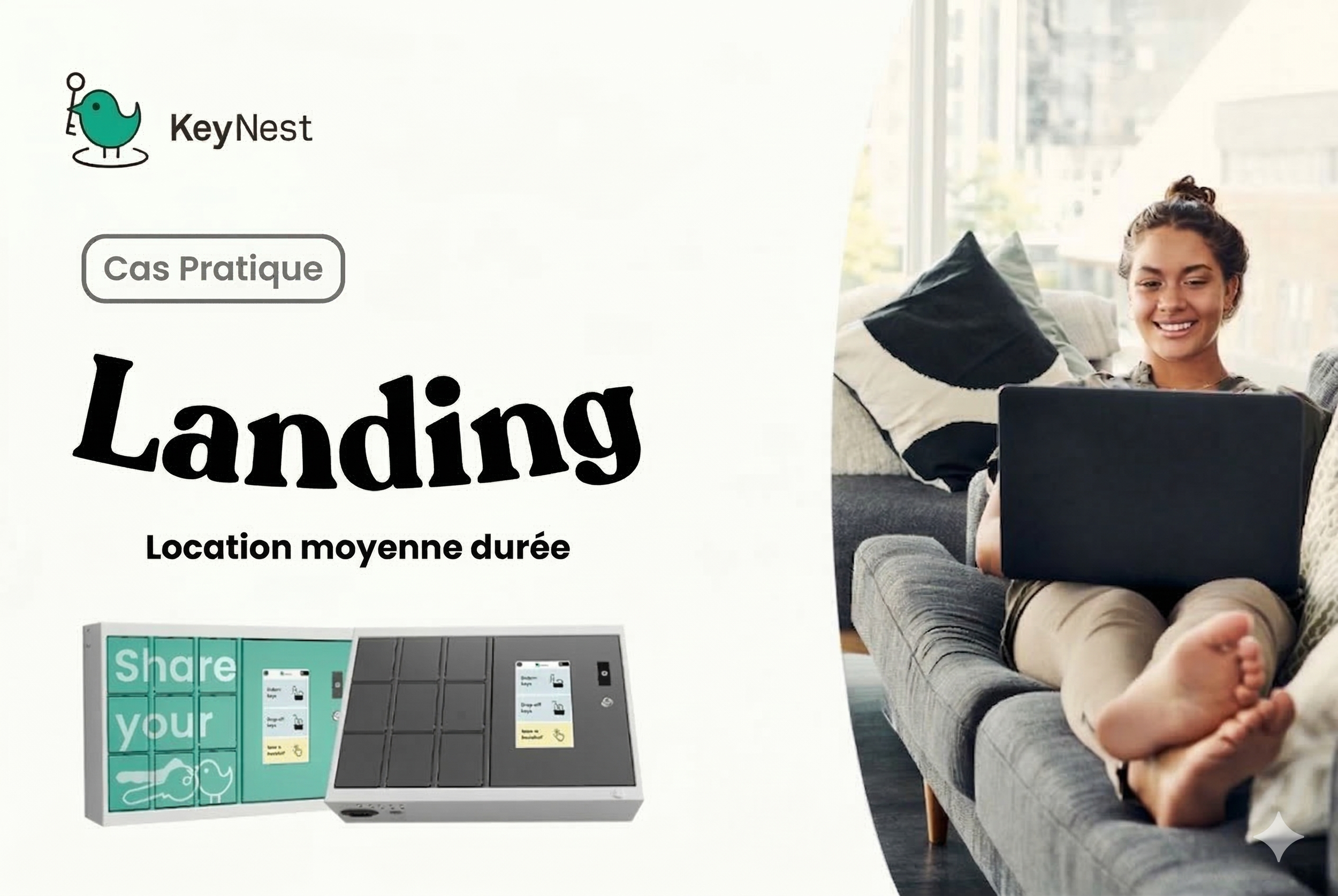 Location moyenne durée. Comment Landing est passé des Points KeyNest aux Armoires à clés KeyNest