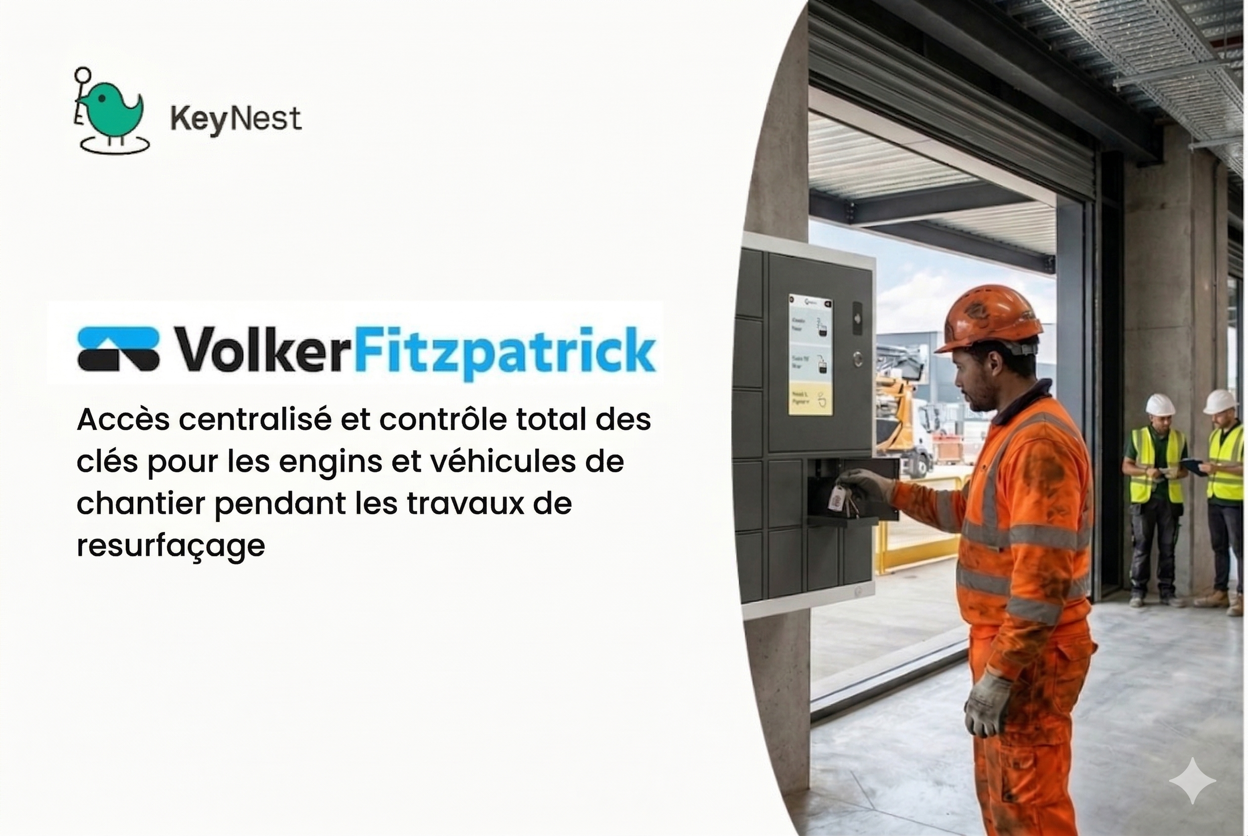 Comment les armoires à clés KeyNest ont révolutionné la remise des clés sur site pour VolkerFitzpatrick