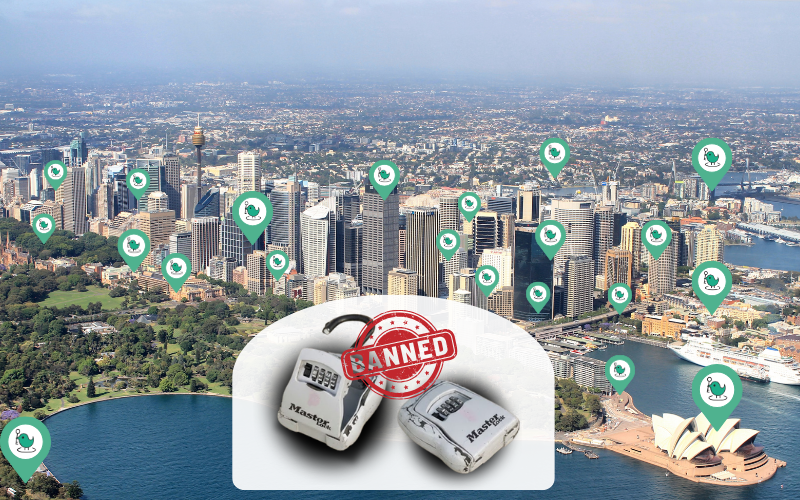 Syndey's Lockbox Ban Pushes Airbnb Hosts to Alternatives