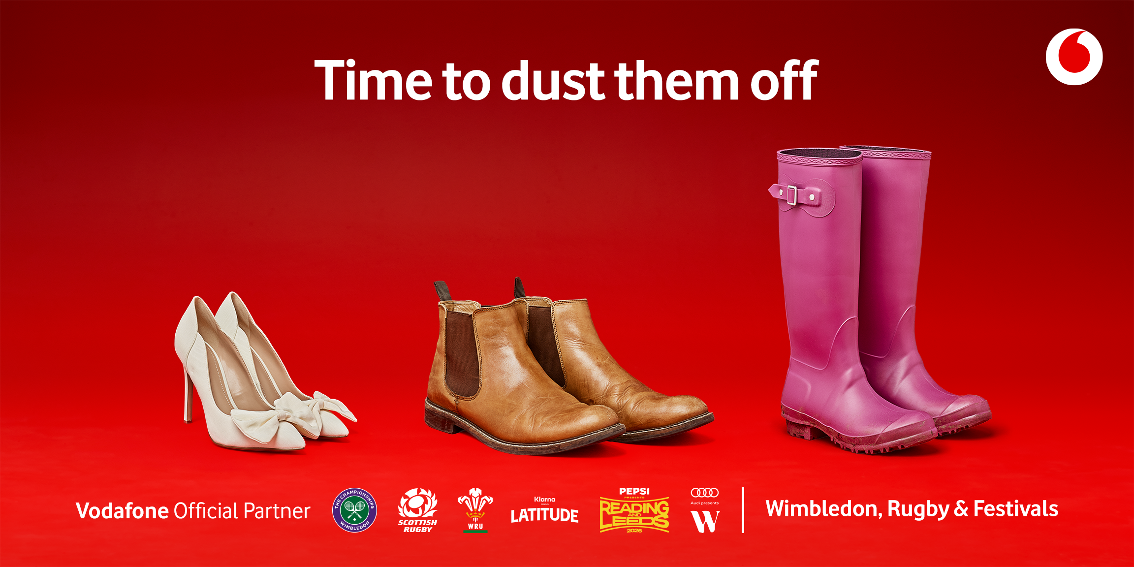 Vodafone — Summer of sponsorship digital advertising campaign by Jules Doyle