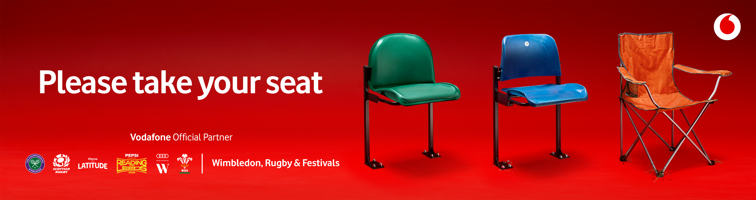 Vodafone — Summer of sponsorship digital advertising campaign by Jules Doyle