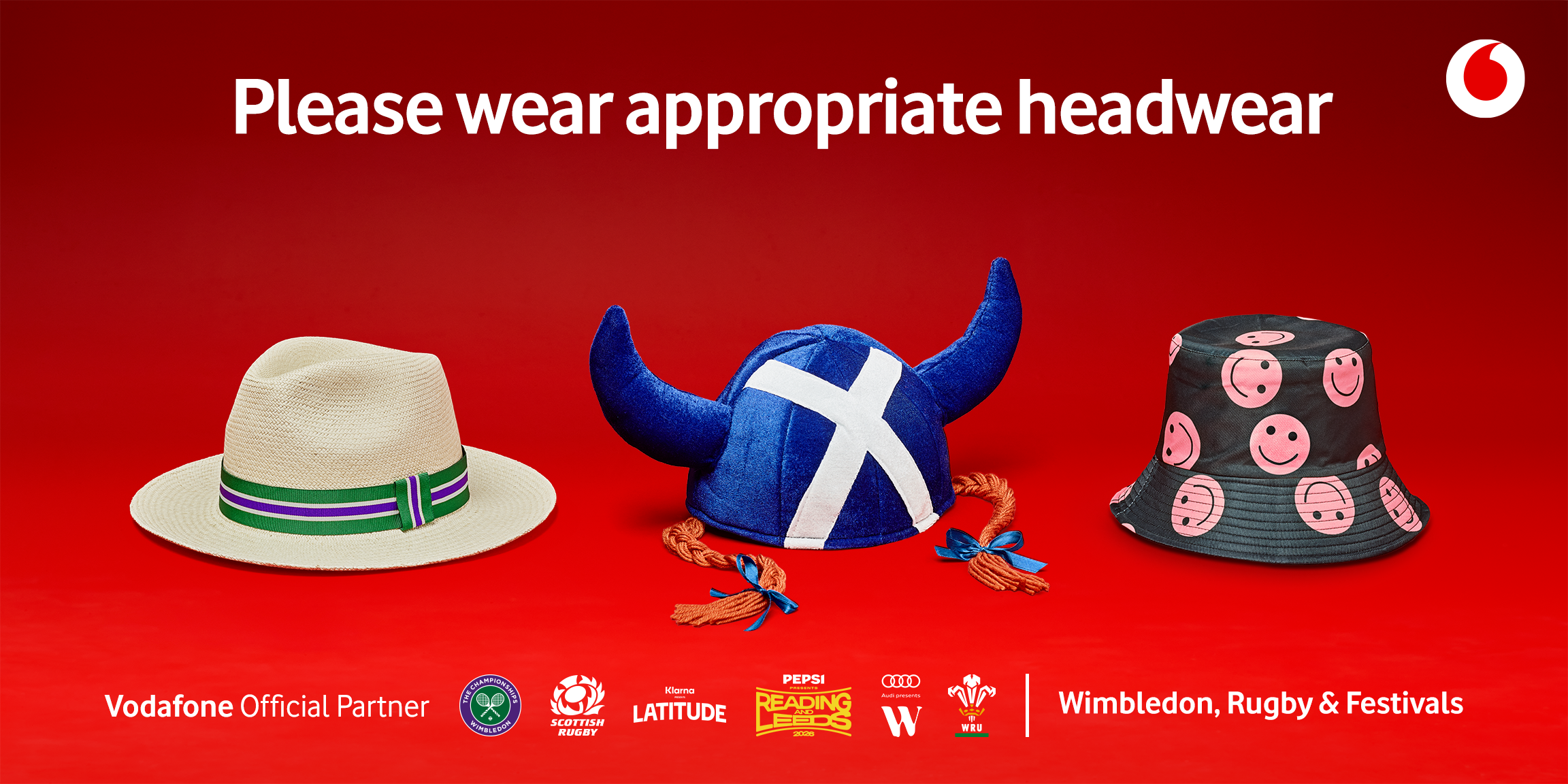 Vodafone — Summer of sponsorship digital advertising campaign by Jules Doyle