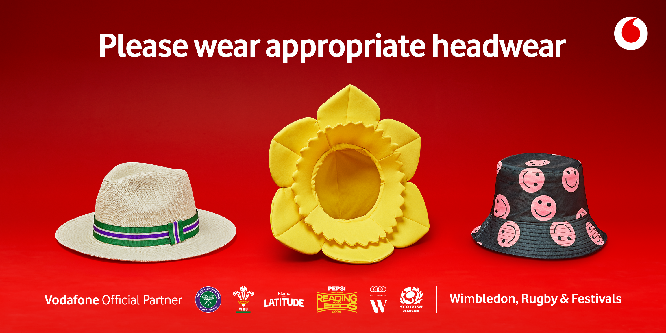 Vodafone — Summer of sponsorship digital advertising campaign by Jules Doyle