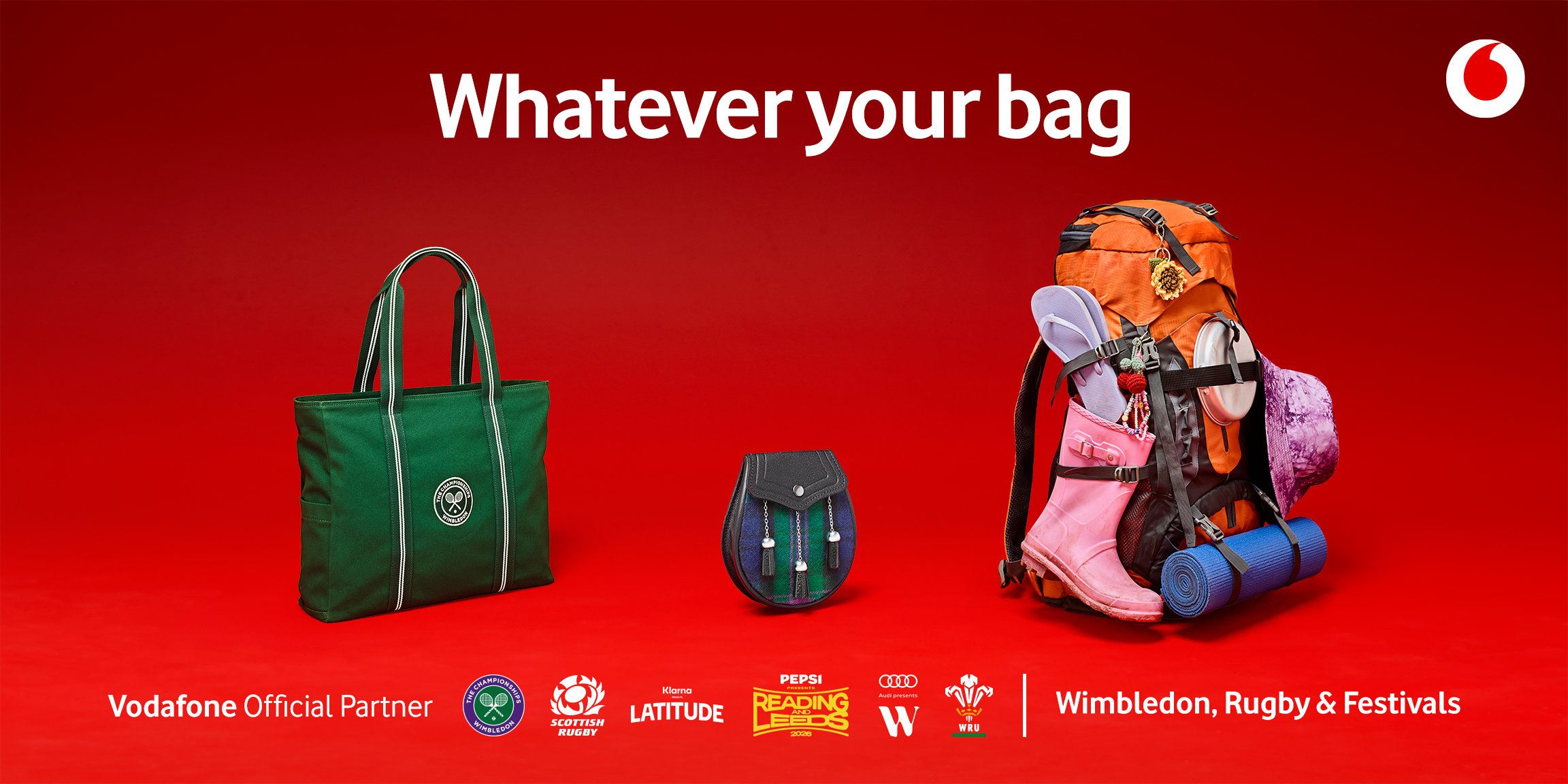 Vodafone — Summer of sponsorship digital advertising campaign by Jules Doyle