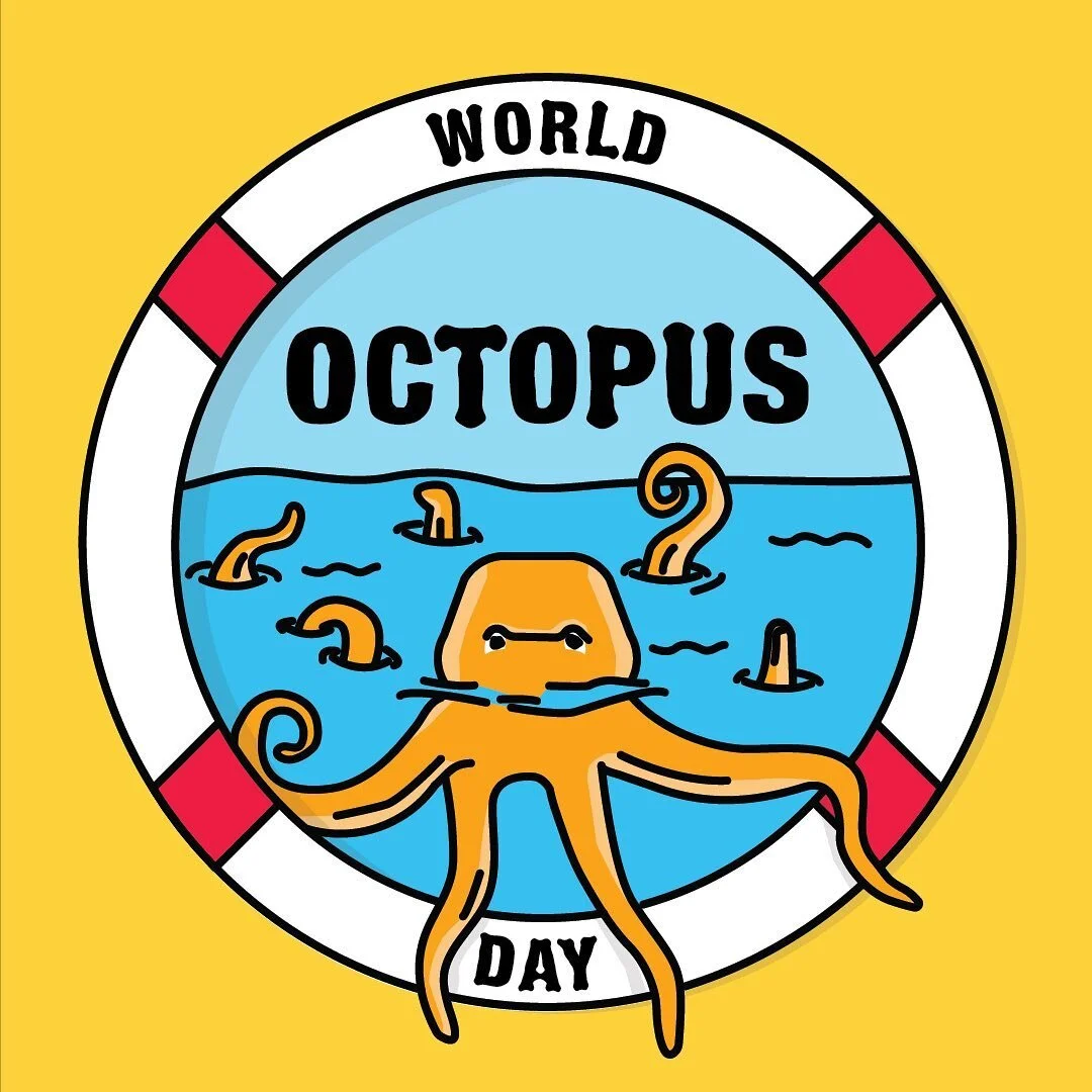 A day we celebrate our overlords. 

#octopus #worldoctopusday #octonation #illustration #adobe #illustrator