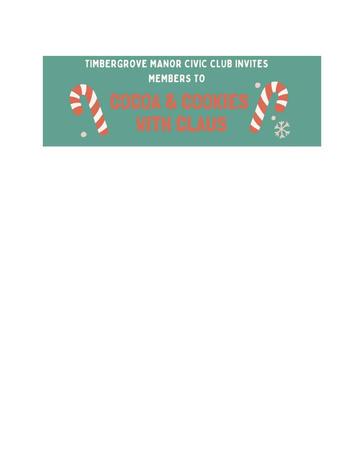 Claus and Cocoa at Sinclair