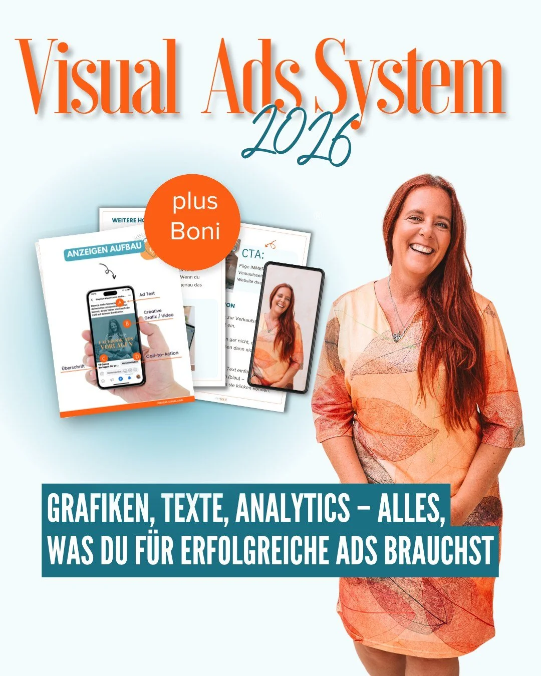 Ab heute bis 2. Dezember kannst du das 🧡Visual Ads System 2026🧡 holen. 

Entwickelt f&uuml;r Coaches, Dienstleisterinnen und Online-Unternehmerinnen, die 2026 mit Ads starten wollen, aber keine Lust haben, Monate zu lernen oder tausende Euro zu ver