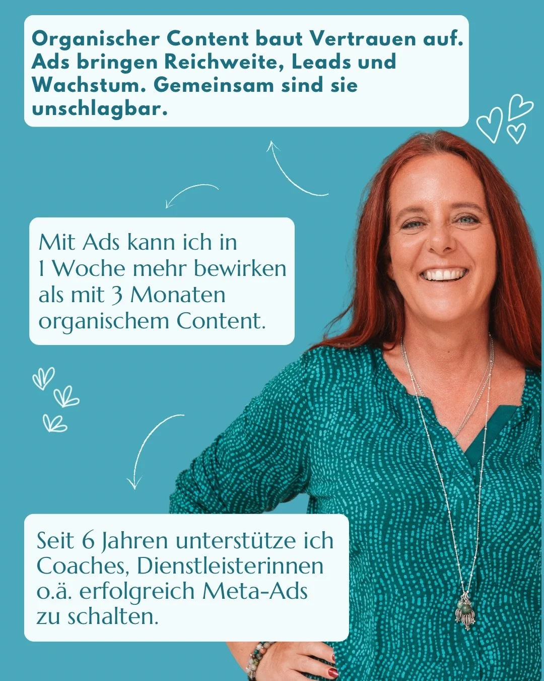 Ein paar Resultate aus dem Werbeanzeigenmanager meiner Kundinnen. 

Ich zeige dir das, weil du wahrscheinlich denkst, dass Ads bei dir nicht funktionieren werden. 

Oder dass du ein riesiges Budget brauchst. 

Oder dass nur die mit zehntausenden Foll