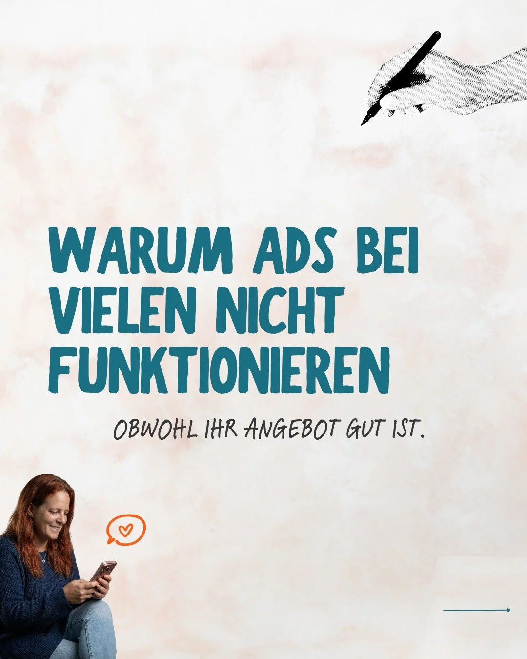 Wenn Ads nicht funktionieren, liegt es fast nie am Angebot. Auch nicht an dir.

Die meisten starten mit Ads, ohne das technische Setup sauber aufzusetzen. Ohne zu wissen, was ein guter Ad-Text leisten muss. Ohne Struktur dahinter.

Und dann kommen di