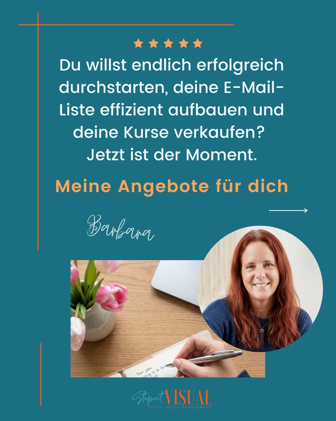 So kannst du mit mir zusammenarbeiten &ndash; je nachdem, wo du gerade stehst.

🧡 Ad-Mentoring
Du willst Meta-Ads selbst lernen, aber nicht alleine starten. Ich richte dein Setup ein, wir bauen deine erste Kampagne gemeinsam &ndash; nach 4 Wochen ka