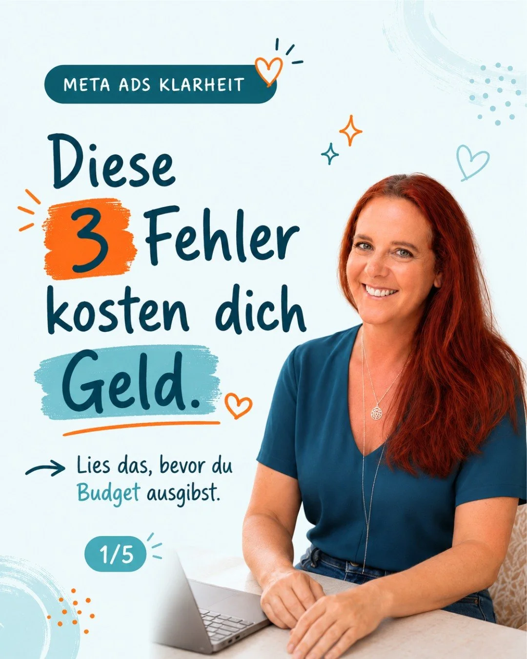 Diese 3 Fehler kosten dich Geld bei Meta Ads.

Gerade wenn du neu einsteigst, lies das, bevor du Budget ausgibst.

👉🏻Fehler 1: Boost statt Kampagne.
Der blaue &bdquo;Beitrag bewerben&ldquo;-Button ist verlockend. Aber er gibt dir kaum Kontrolle, ke