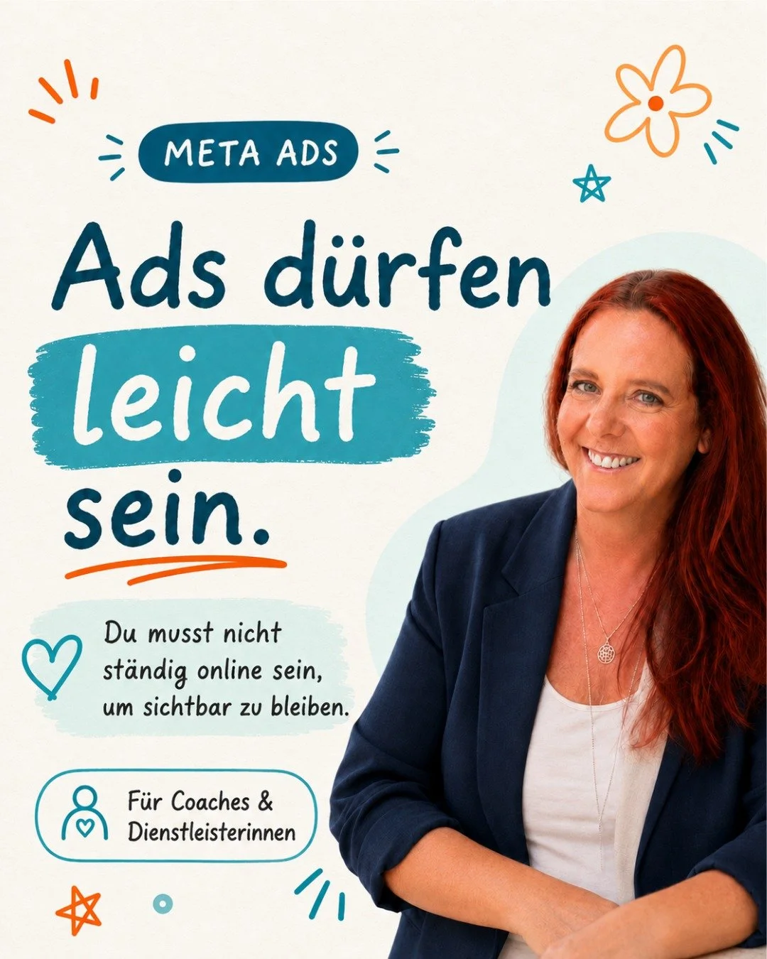 Viele denken bei Ads zuerst an Technik, Zahlen und komplizierte Einstellungen.

Was dabei untergeht: Ads k&ouml;nnen dir enorm viel Leichtigkeit bringen.

Weil sie genau das &uuml;bernehmen, was dich gerade am meisten Zeit und Energie kostet, die st&