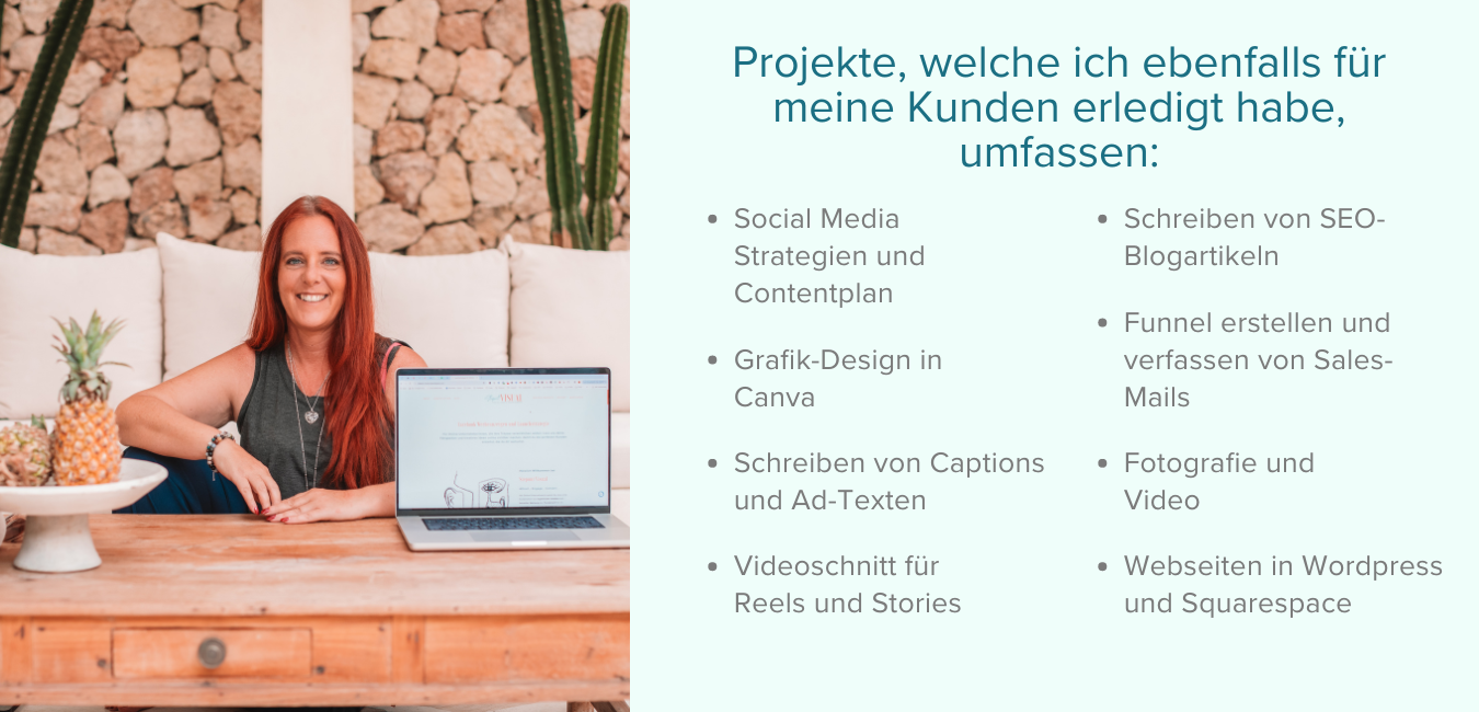 Umgesetzte Prokjekte für Kunden von Barbara Tanner