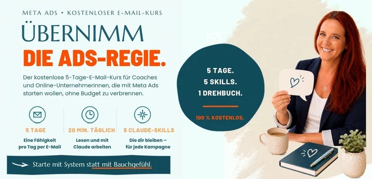 Ads-Drehbuch: kostenloser 5-Tage-E-Mail-Kurs