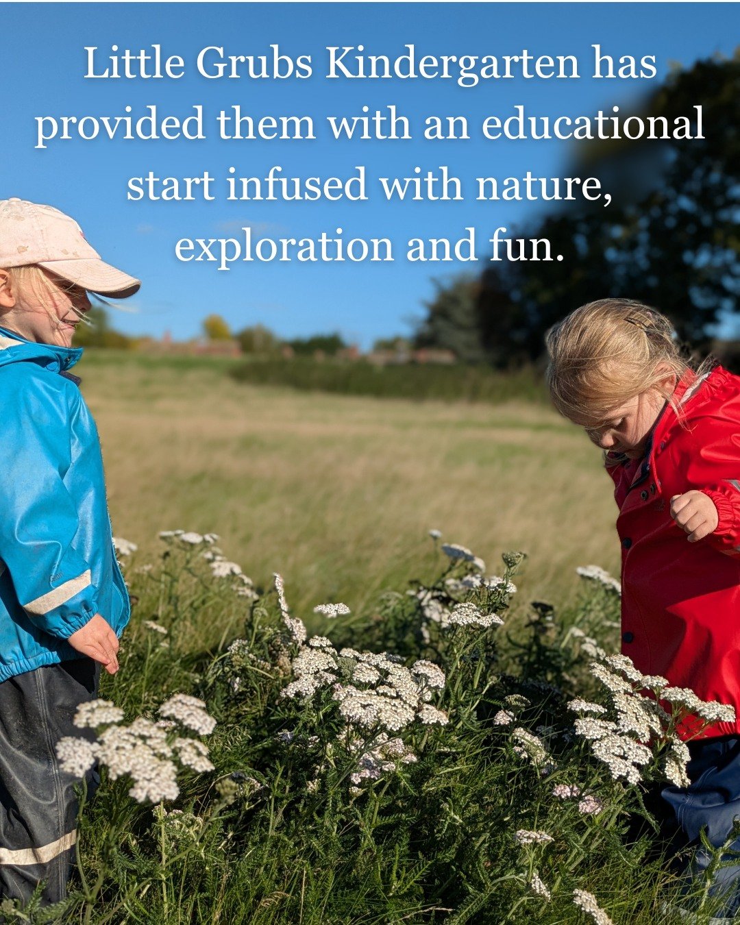 🐛 Our families say it best!🐛
We have a lot of fun planning experiences influenced by the changing seasons and the interests of the children. 🦋

#LittleGrubsKindergarten
#slowchildhood 
#NatureDays