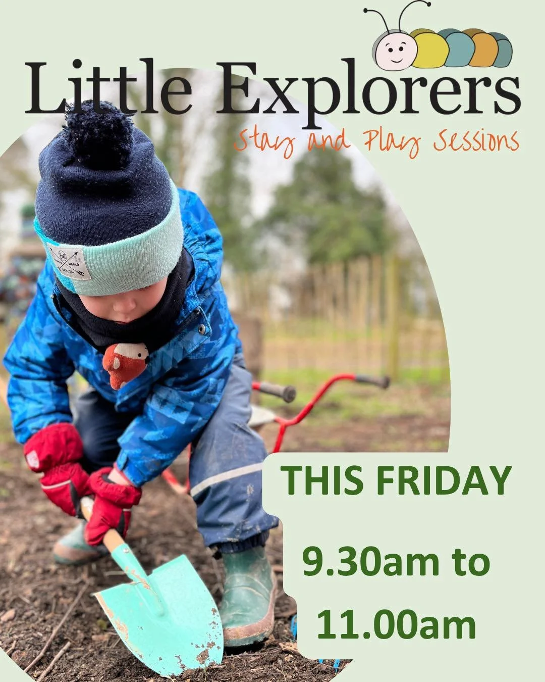 ✨ Little Explorers Woodland Stay &amp; Play ✨🌿

Join us in the woodland this Friday 🌳

A calm, welcoming space for you and your little one to explore, play and connect in nature 💛

🌱 Sessions begin in the woodland at 9.30am
🥕 Please bring your o