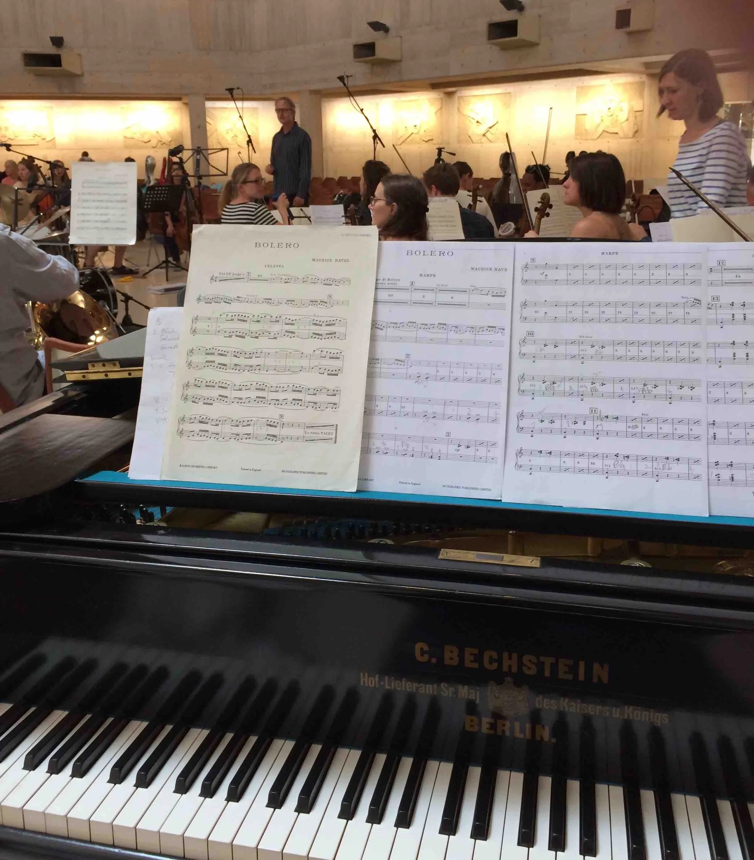 Piano view.. with the Bristol Symphony Orchestra, 2018.
