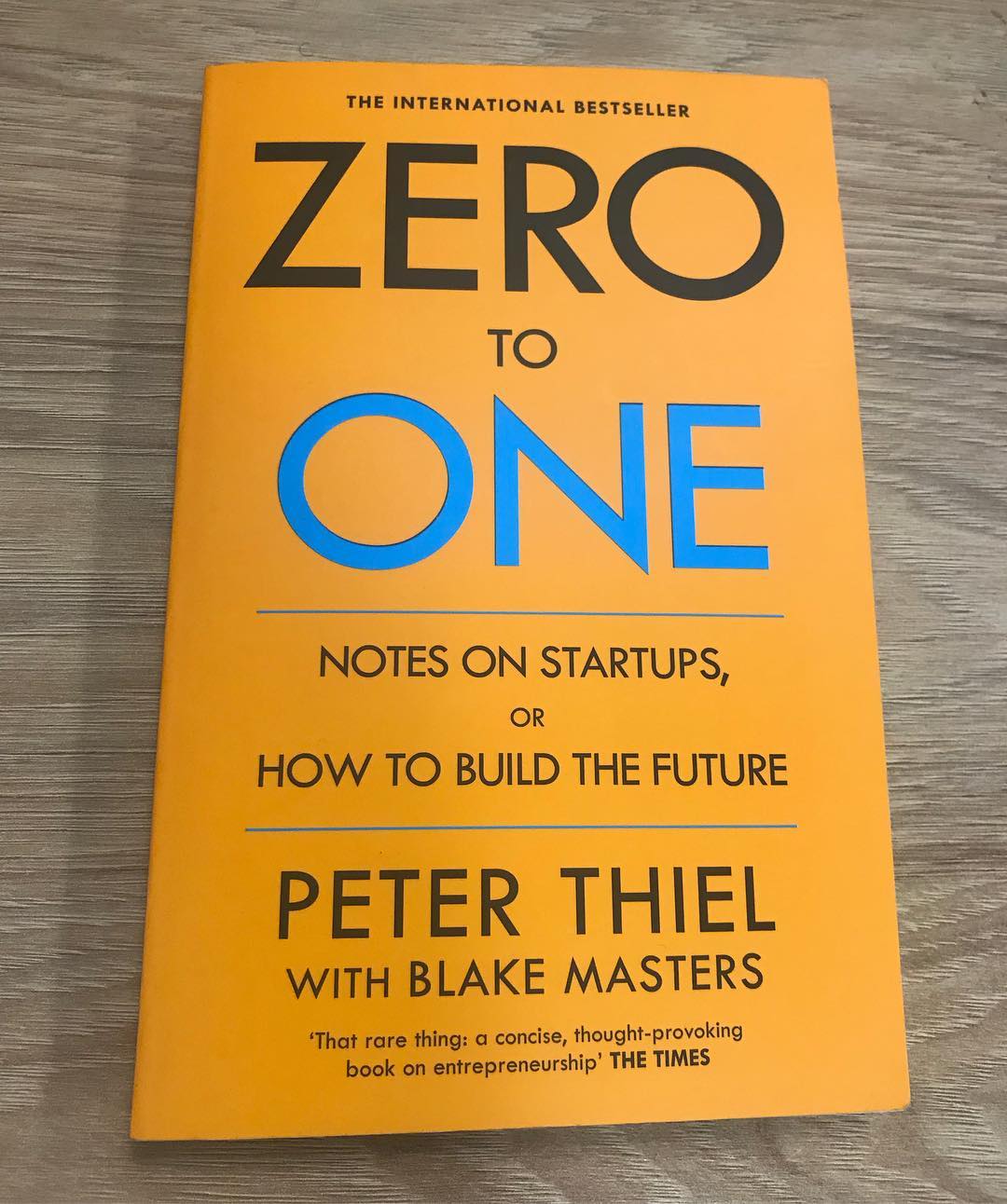 Zero To One by Peter Thiel — Alex & Books