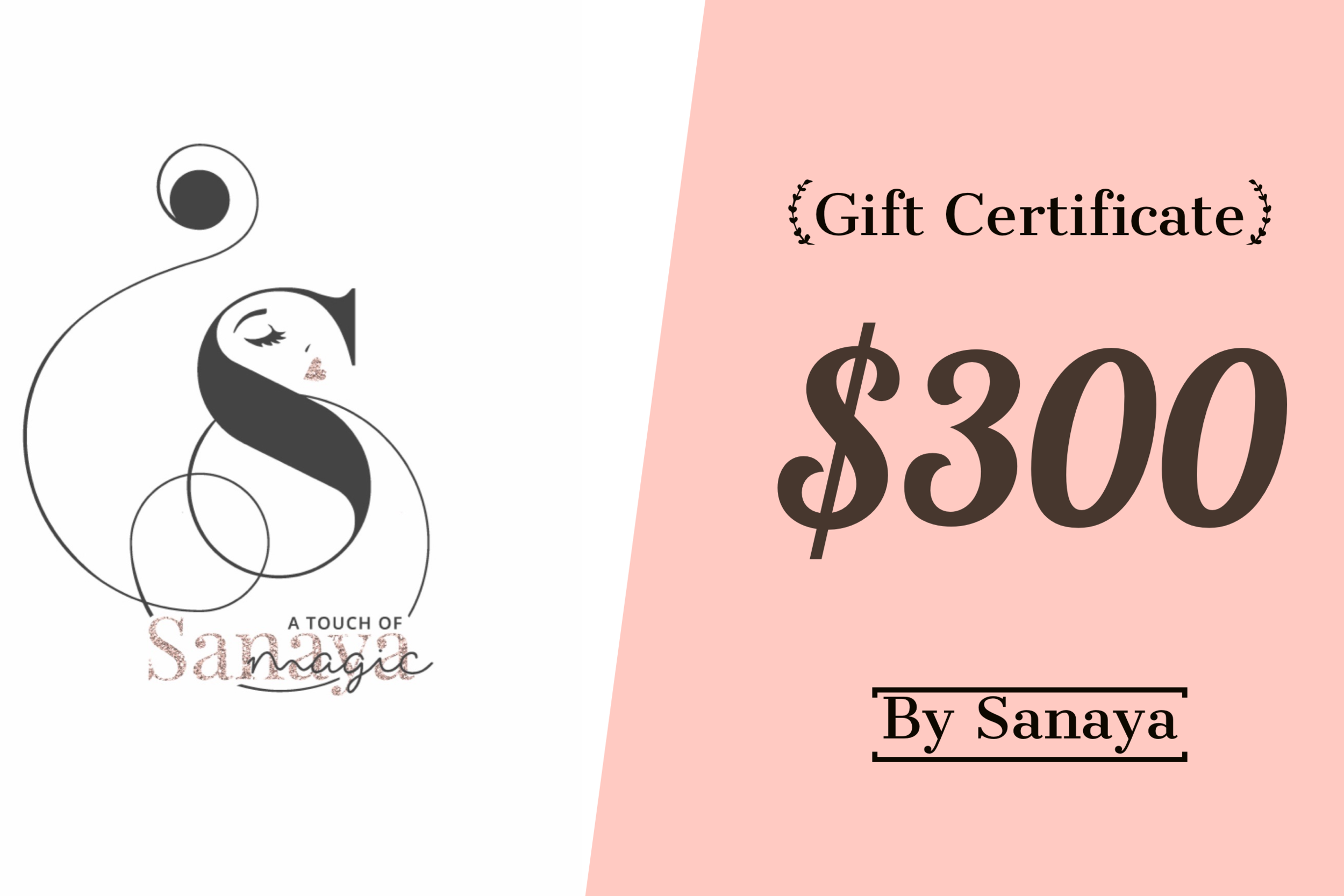 $300 A Touch Of Magic By Sanaya Gift Card