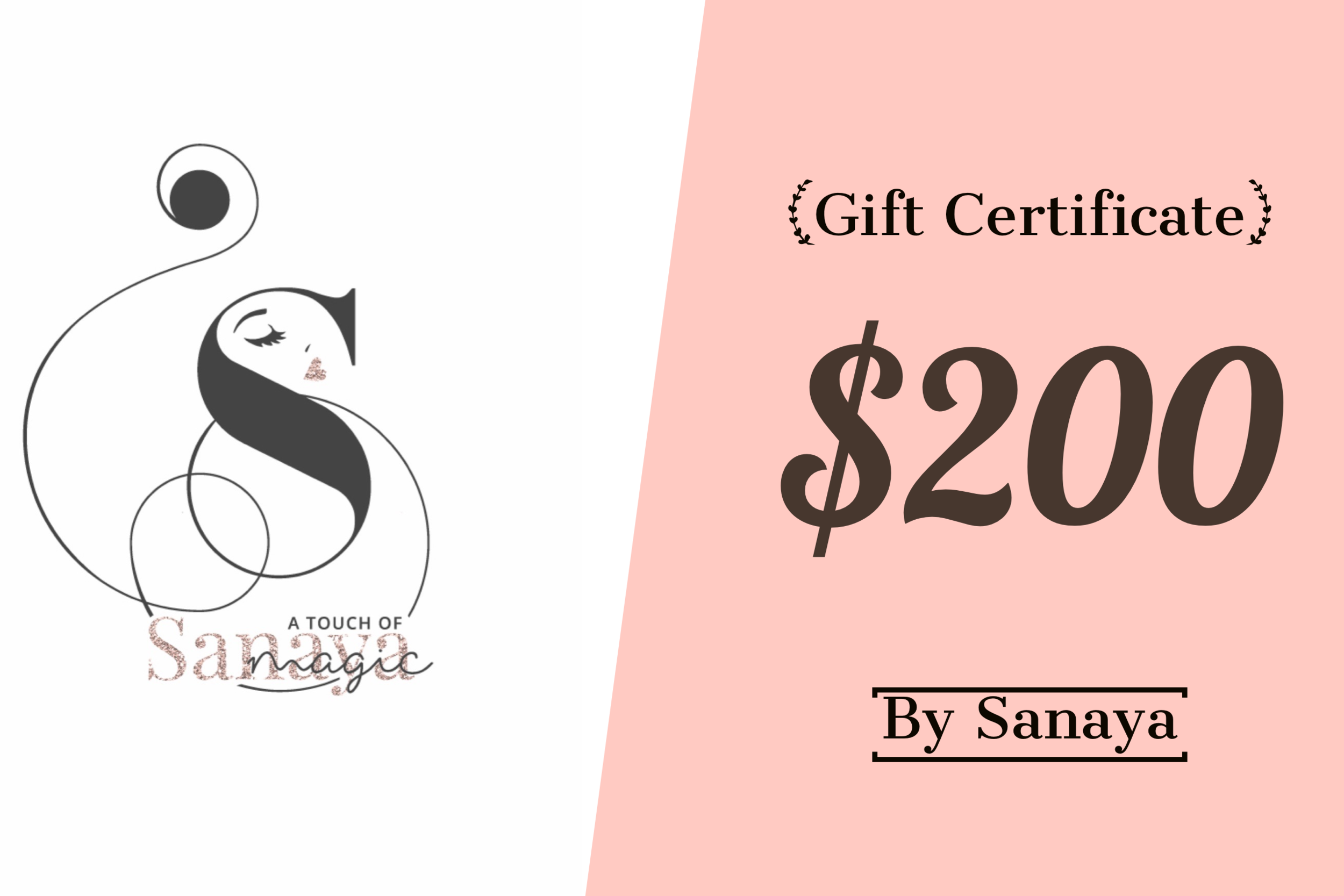 $200 A Touch Of Magic By Sanaya Gift Card