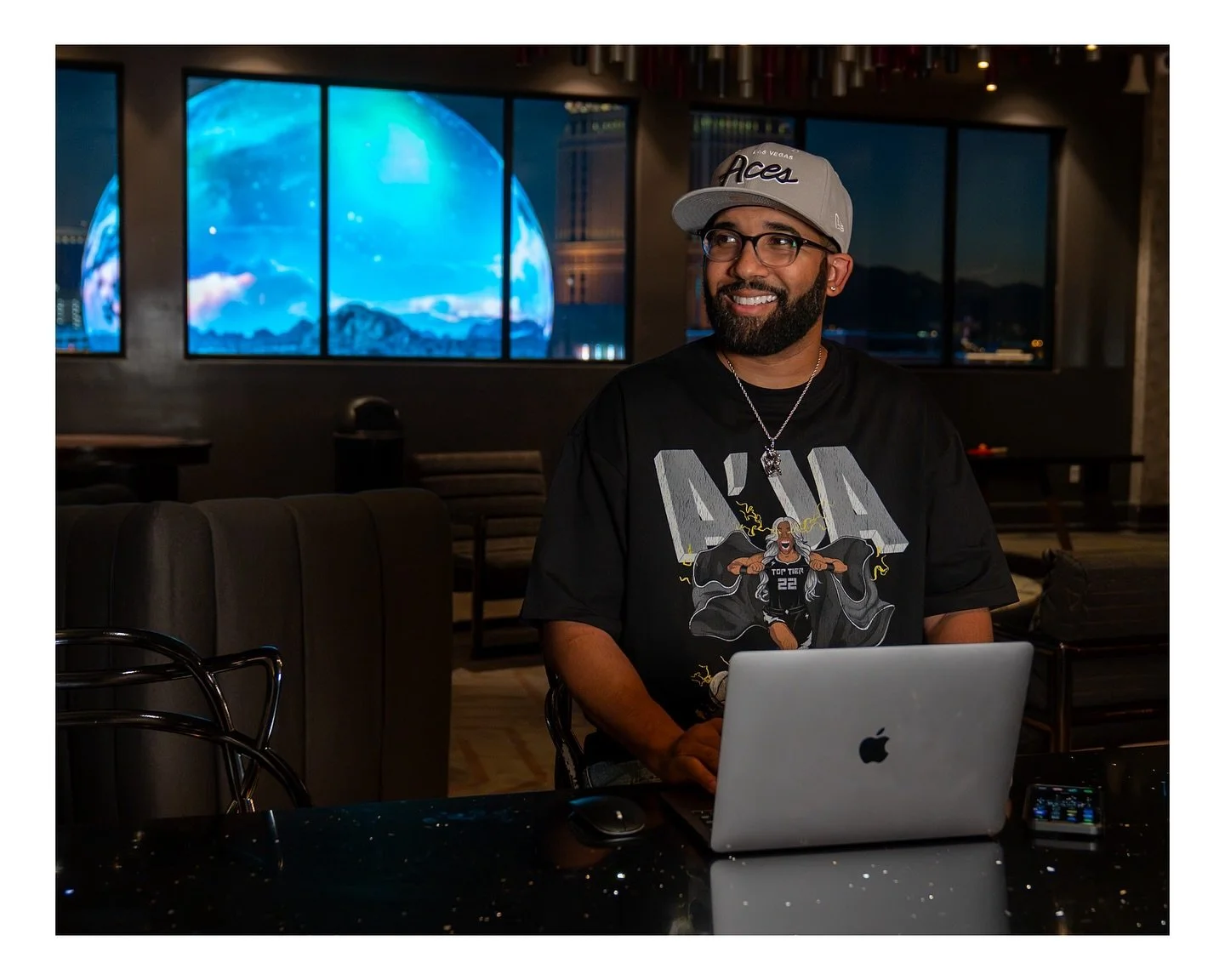 Working late but always repping🔥 From the court to the culture, it&rsquo;s all about that winning energy. #RaiseTheStakes #AcesNation #Aja22 #LasVegasAces #LVAces #WNBA #WNBAPlayoffs #AjaWilson