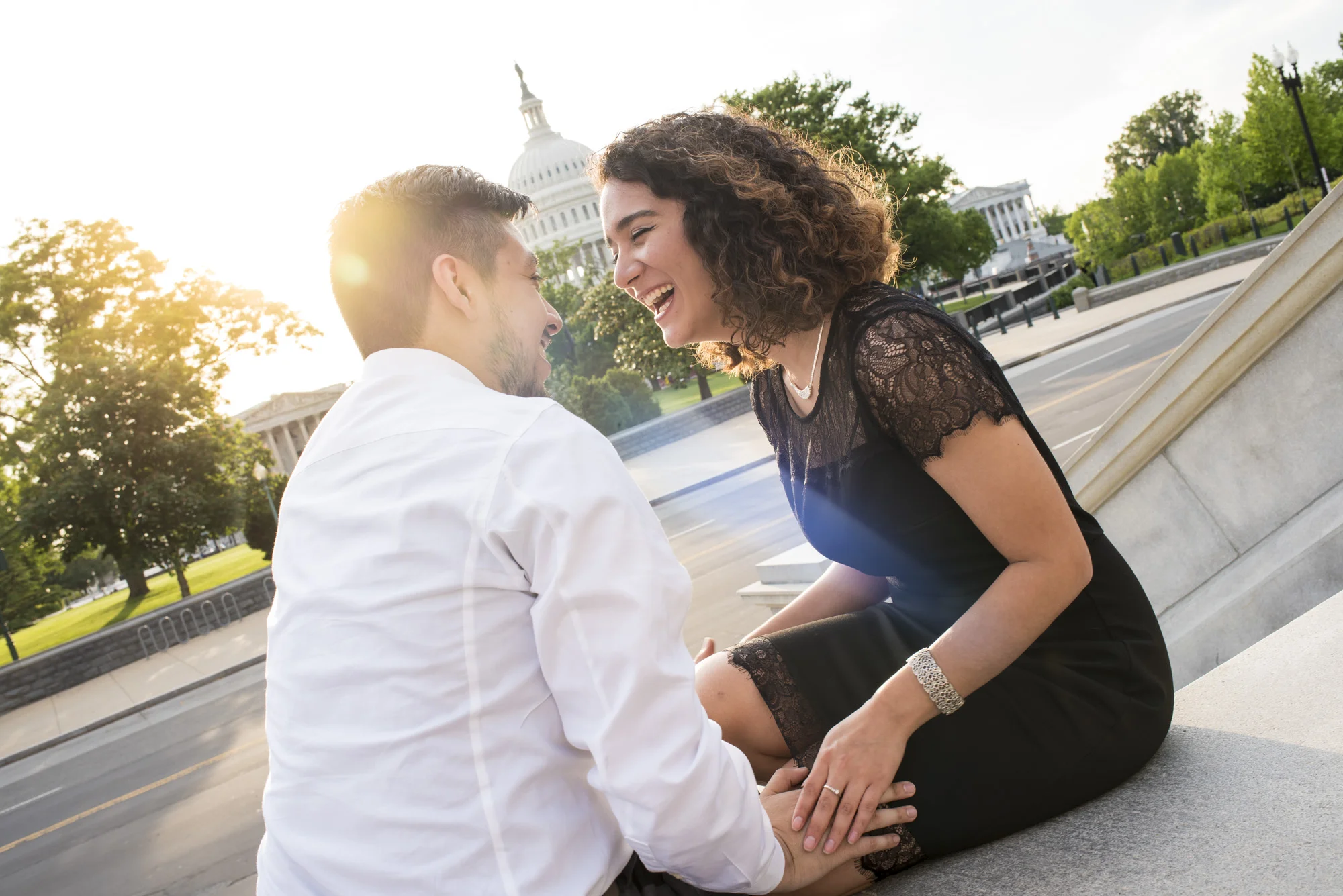 Washington DC couple session | French wedding photographer Auvergne | Wedding destionation