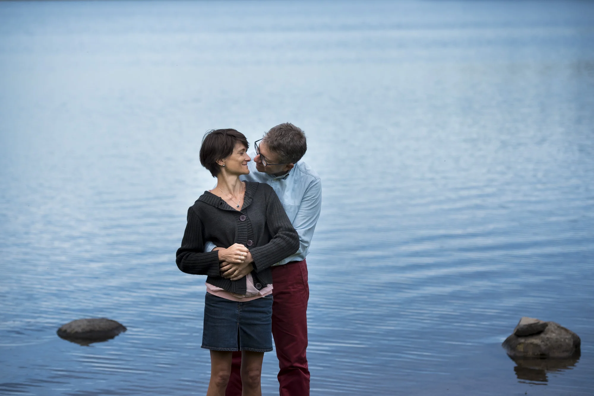 Lac de Servières séance couple avant mariage