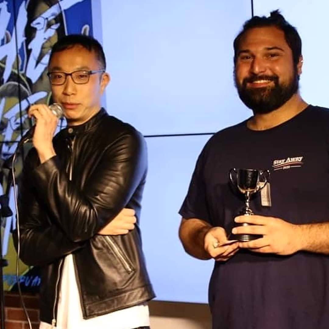 Congrats to @nee.sauce for winning the first The New Comics competition in our first sold out show post lockdown! More shows coming up, so check our website!

📷: @aaronographyhk

#comedyhk #standup #standupcomedy #hkig #comedycompetition